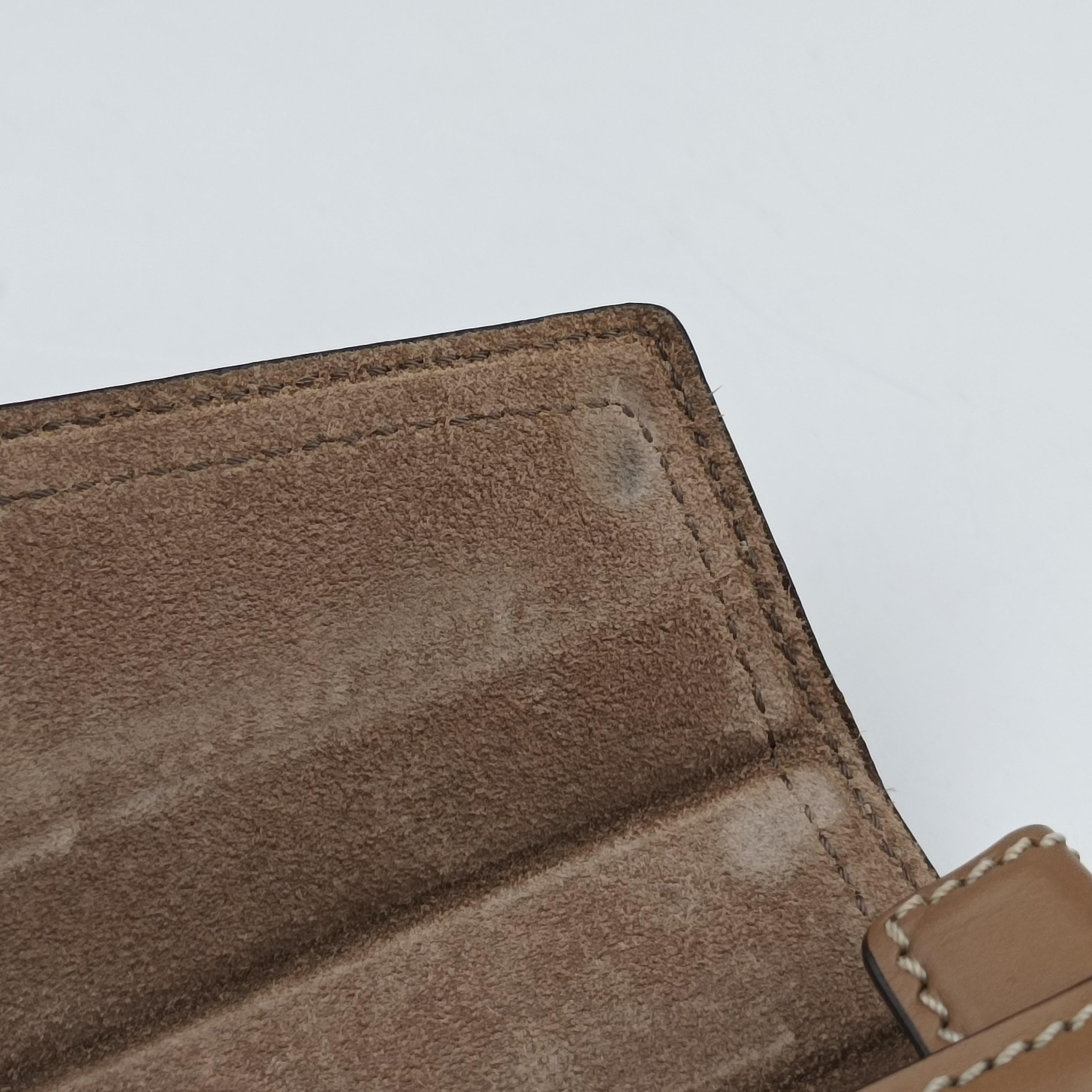 Pre-owned Fendi Zucca Soft Trunk Phone Pouch Brown Canvas 7AS139 shoulderbag | stylenewstar