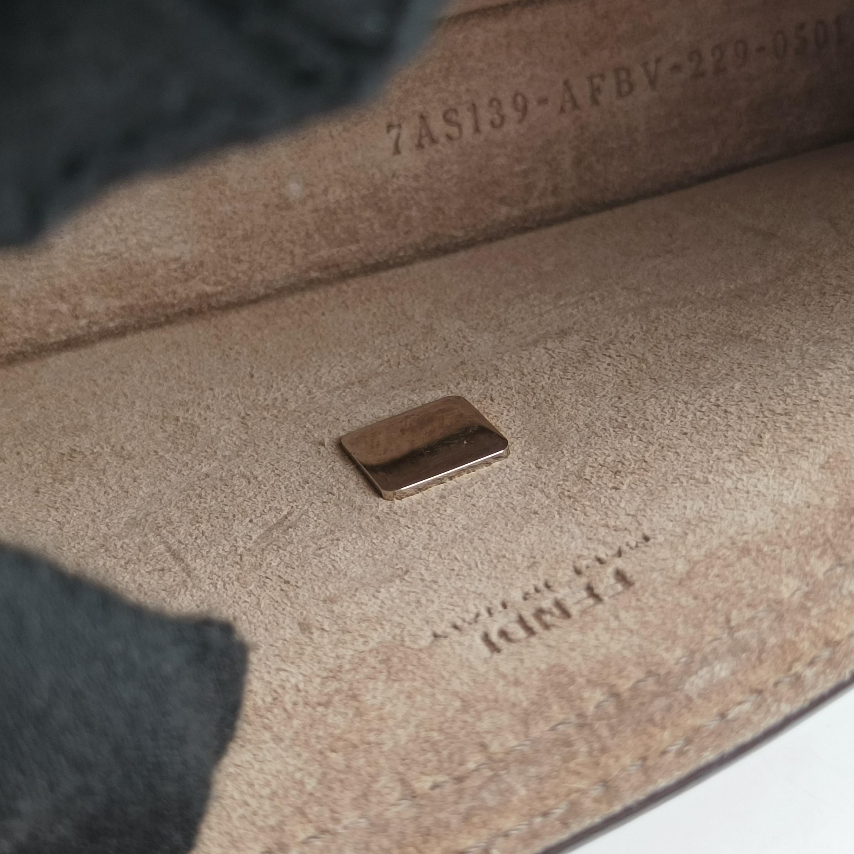 Pre-owned Fendi Zucca Soft Trunk Phone Pouch Brown Canvas 7AS139 shoulderbag | stylenewstar