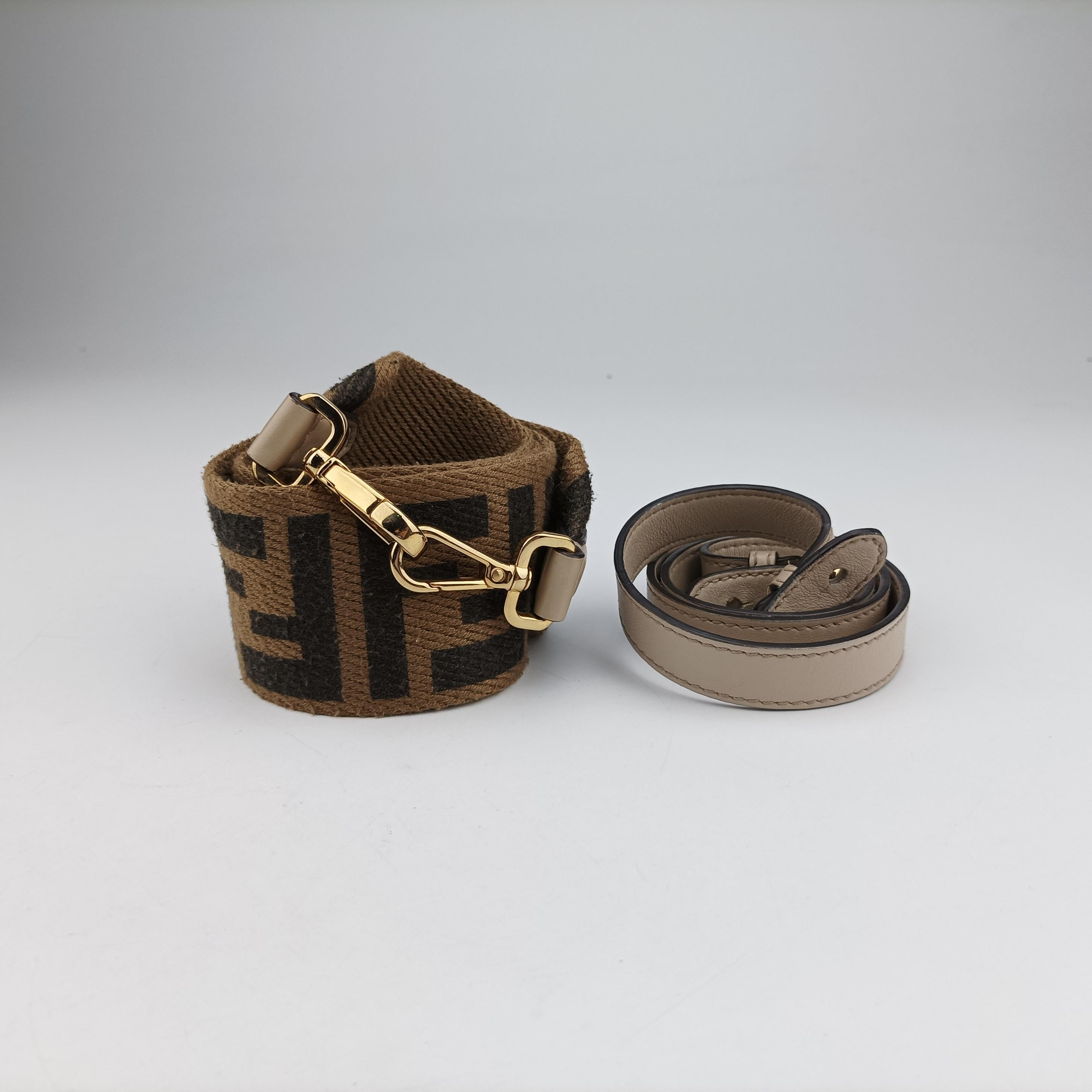 Vintage Fendi Flip Beige x Pink x Brown Leather x Suede 8BT303 shoulderbag | stylenewstar