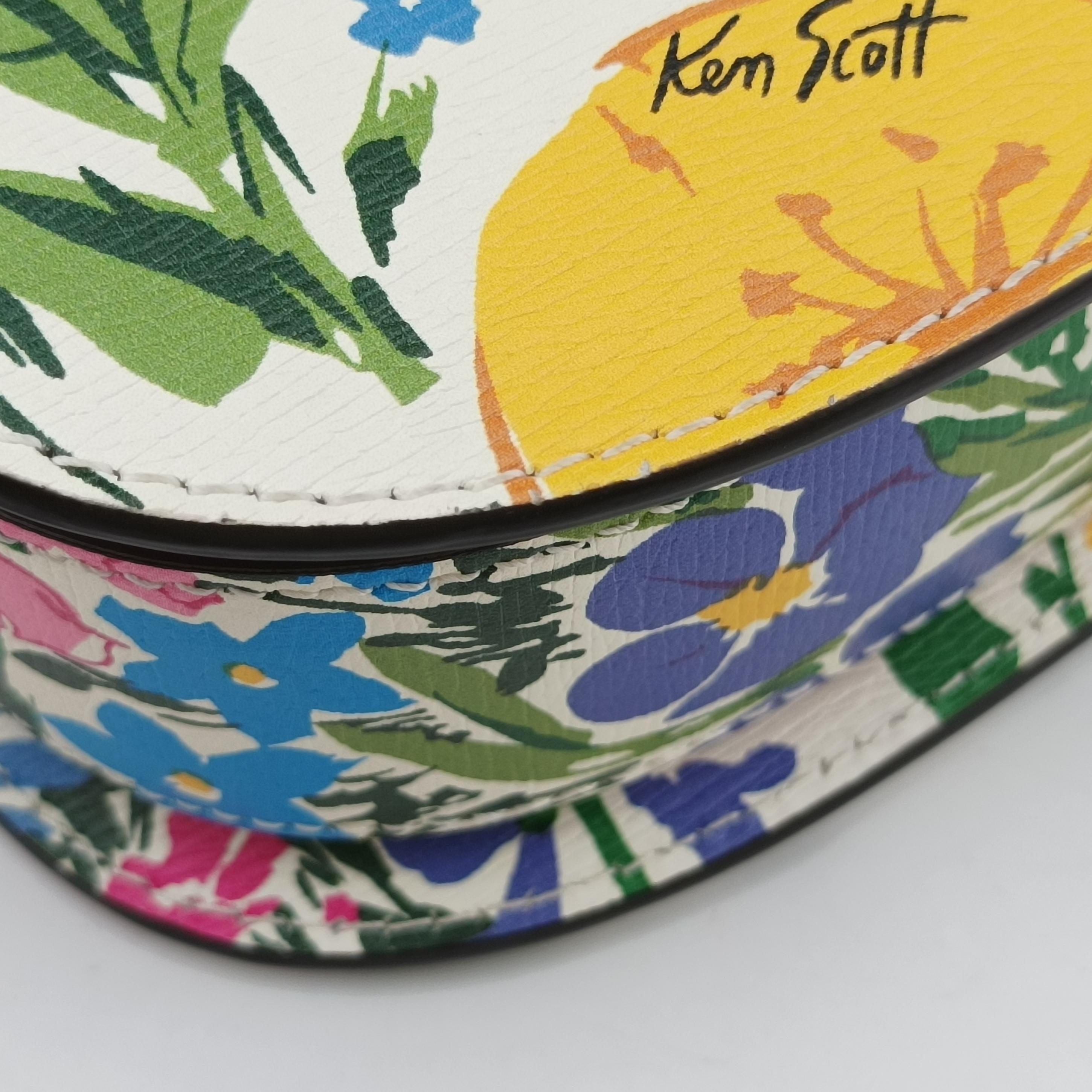 Pre-owned Gucci The Hacker Project Horsebit 1955 Multicolour Leather 602204 shoulderbag | stylenewstar