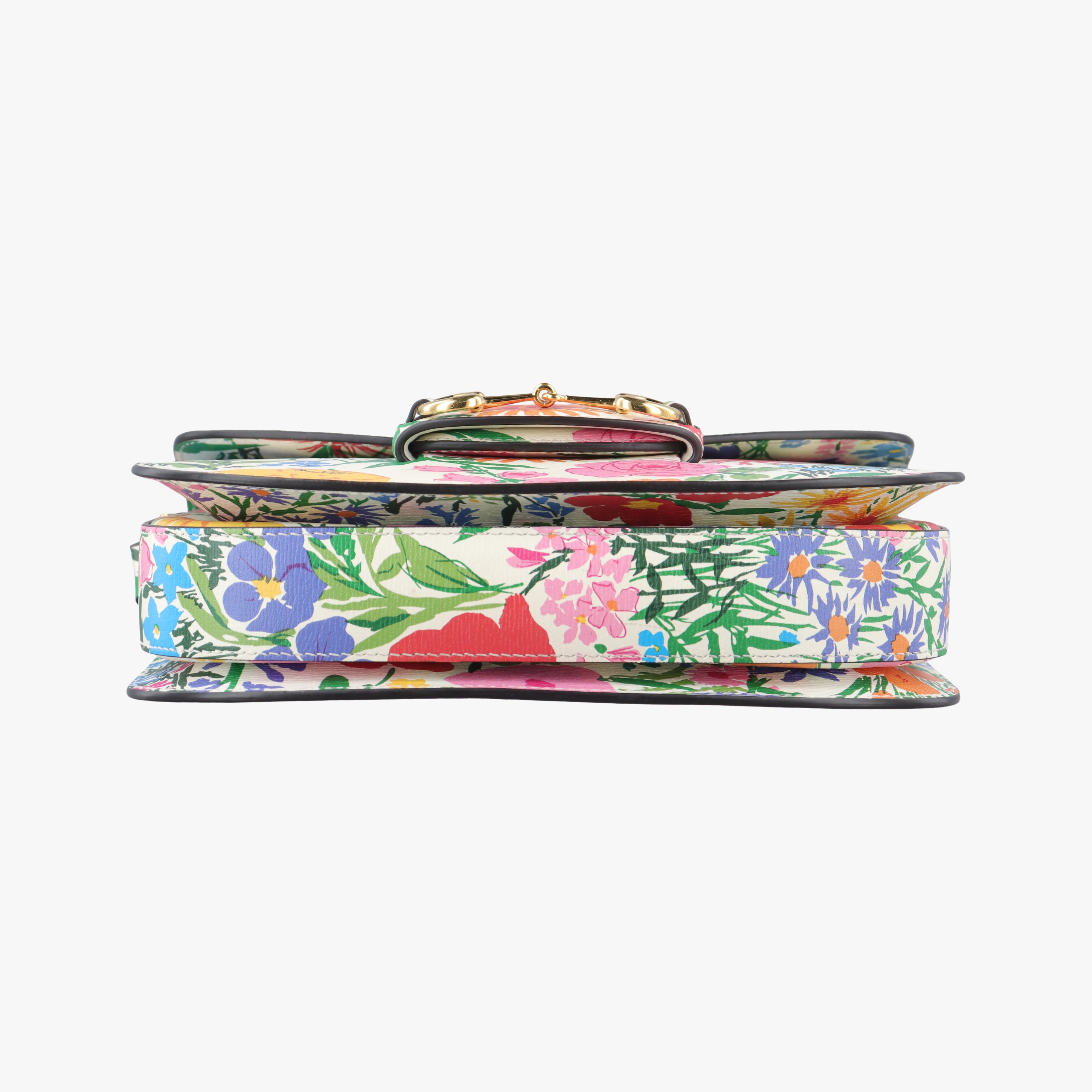 Pre-owned Gucci The Hacker Project Horsebit 1955 Multicolour Leather 602204 shoulderbag | stylenewstar