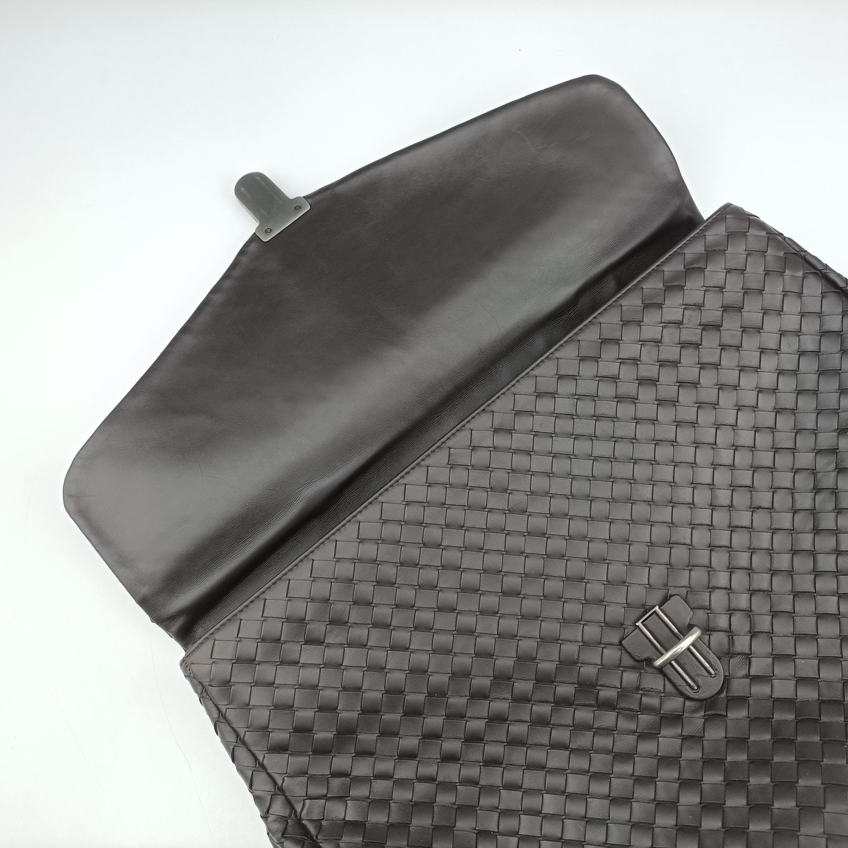 Pre-owned Bottega Veneta Intrecciato Black lambskin  handbag | stylenewstar