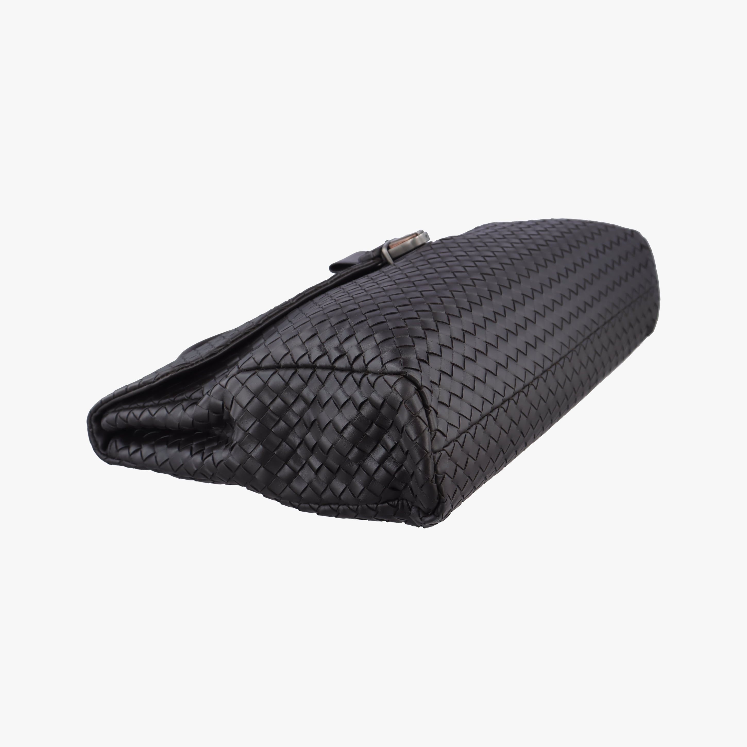 Pre-owned Bottega Veneta Intrecciato Black lambskin  handbag | stylenewstar