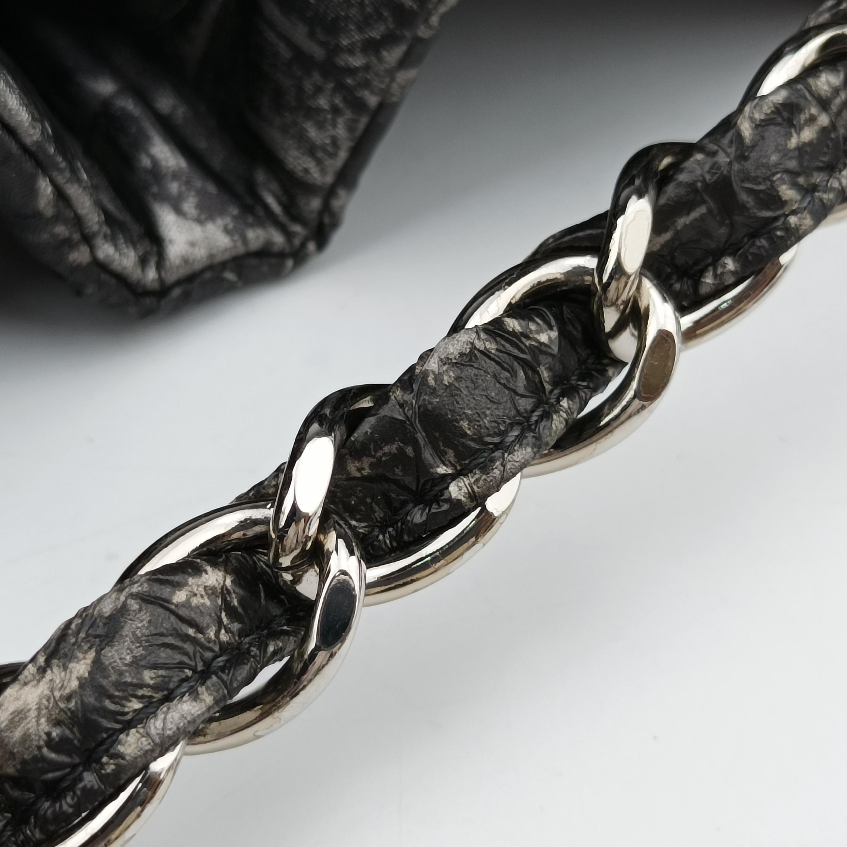 Secondhand Chanel Coco Cabas GM Coco Mark Grey Mixed Fiber A47190 shoulderbag | stylenewstar