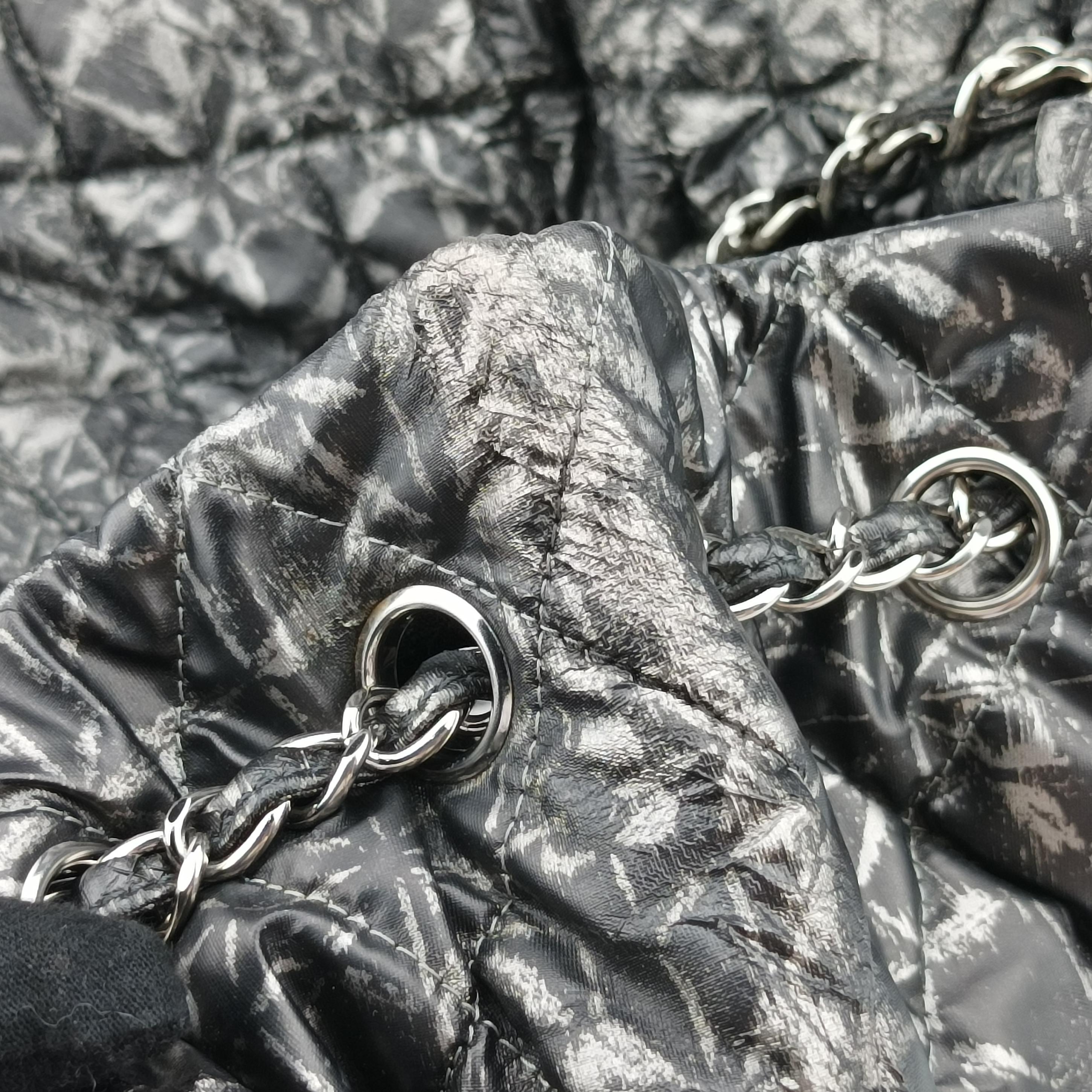 Secondhand Chanel Coco Cabas GM Coco Mark Grey Mixed Fiber A47190 shoulderbag | stylenewstar