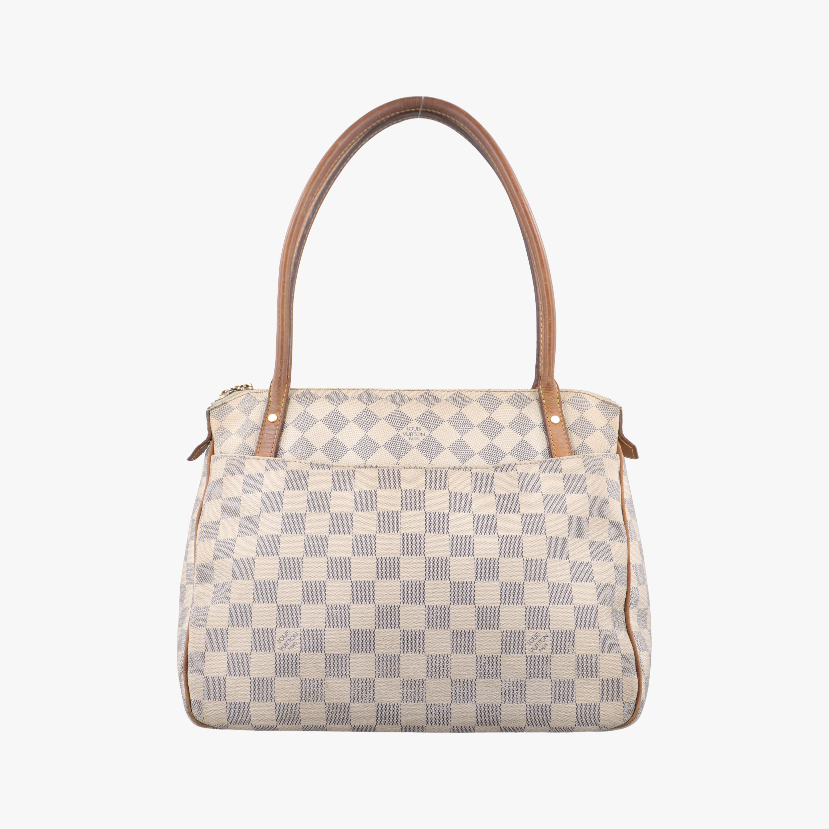 Pre-owned Louis Vuitton Figheri PM Azur Damier Canvas N41176 shoulderbag | stylenewstar