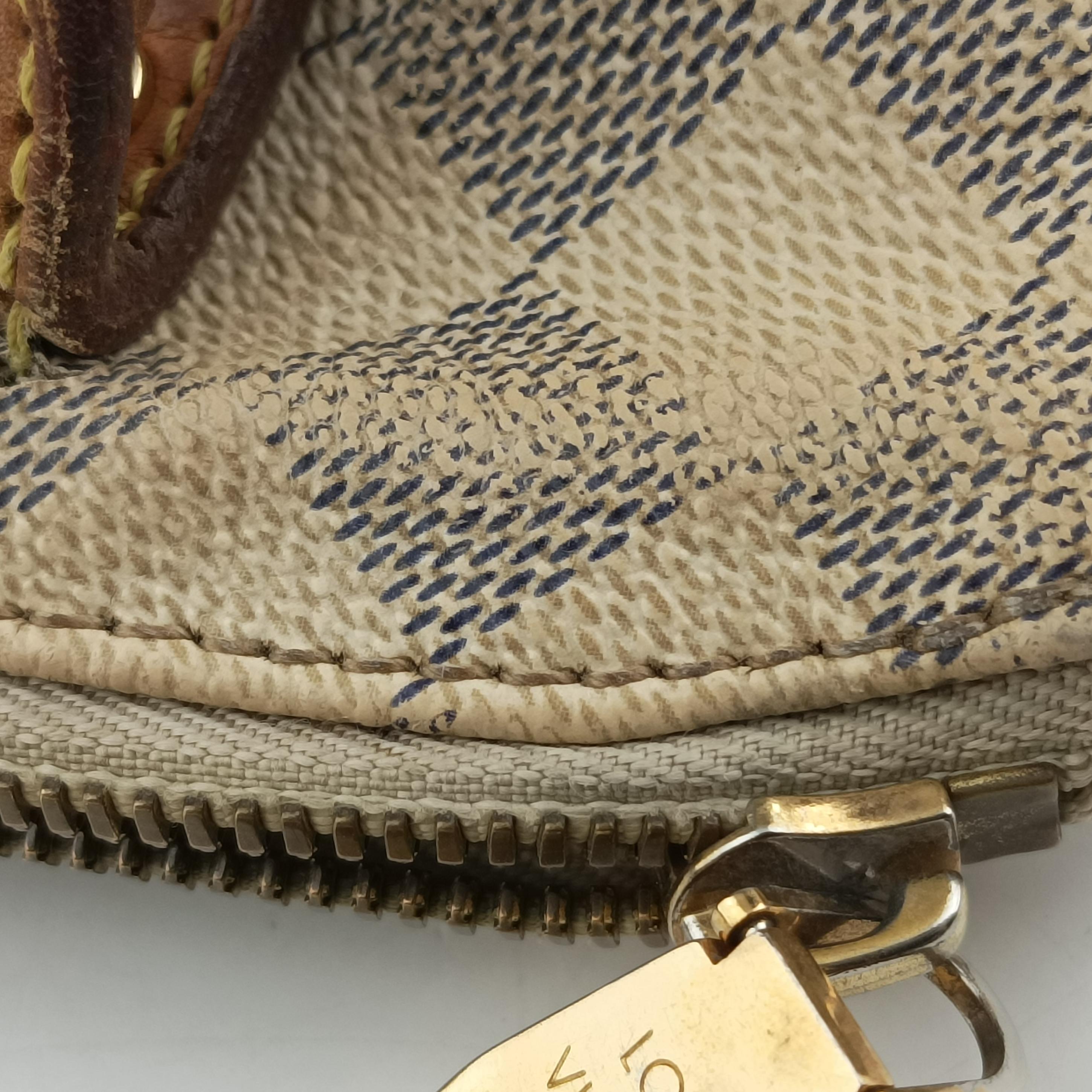 Pre-owned Louis Vuitton Figheri PM Azur Damier Canvas N41176 shoulderbag | stylenewstar