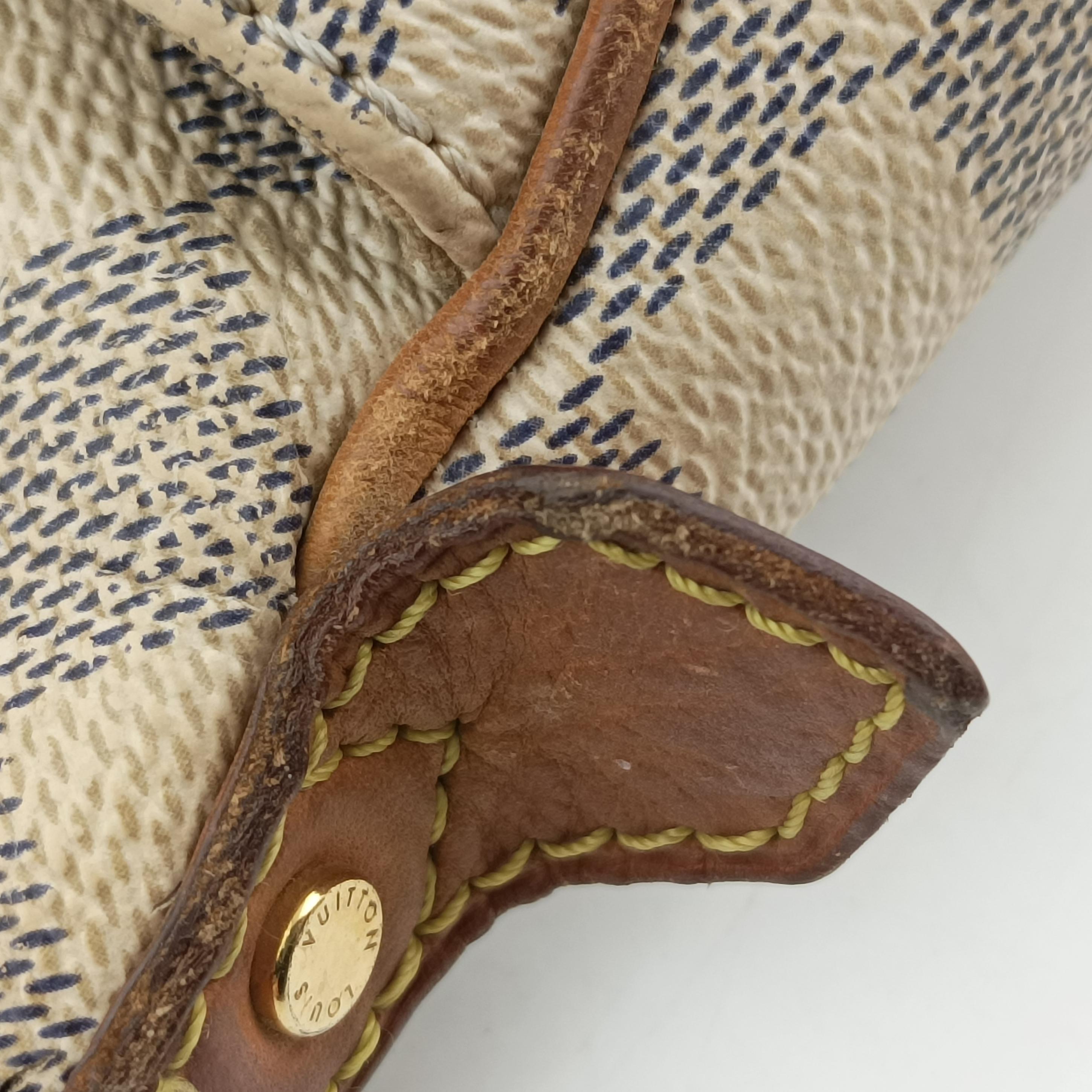 Pre-owned Louis Vuitton Figheri PM Azur Damier Canvas N41176 shoulderbag | stylenewstar