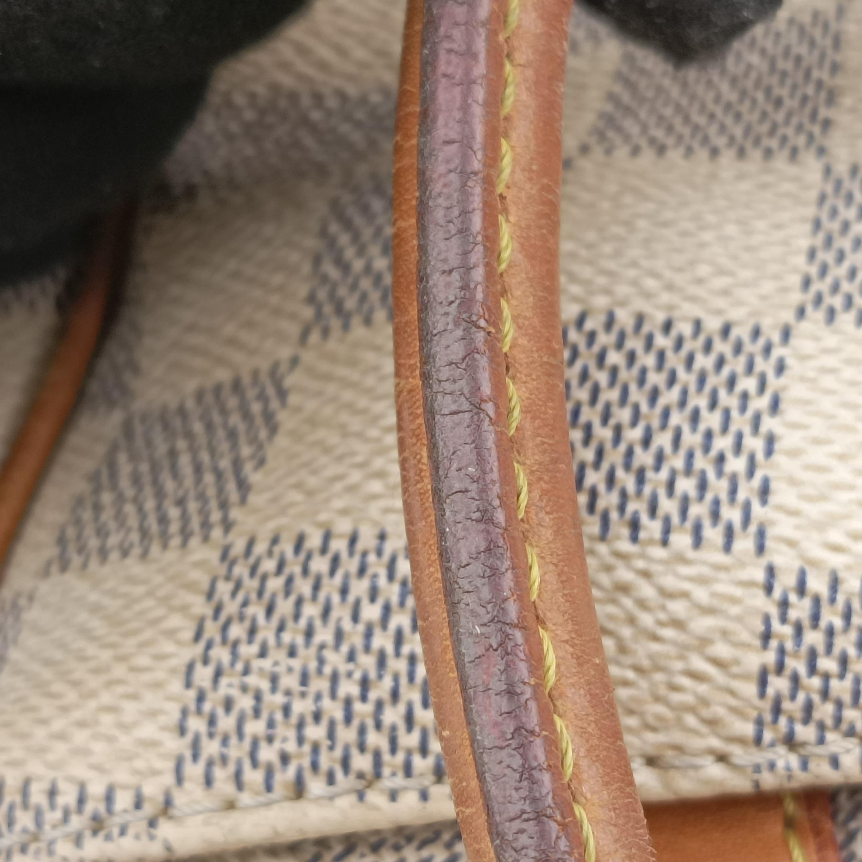 Pre-owned Louis Vuitton Figheri PM Azur Damier Canvas N41176 shoulderbag | stylenewstar