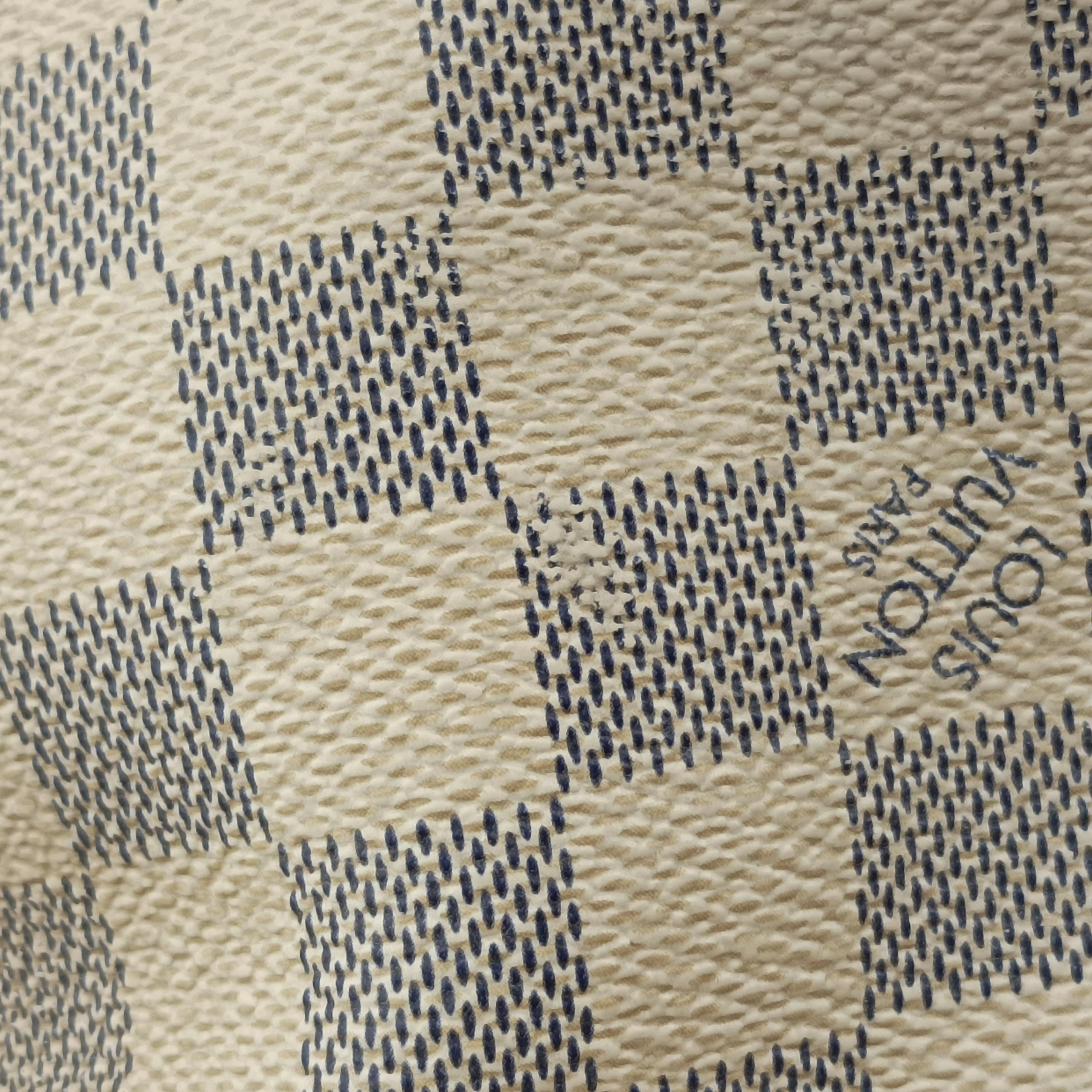 Pre-owned Louis Vuitton Figheri PM Azur Damier Canvas N41176 shoulderbag | stylenewstar