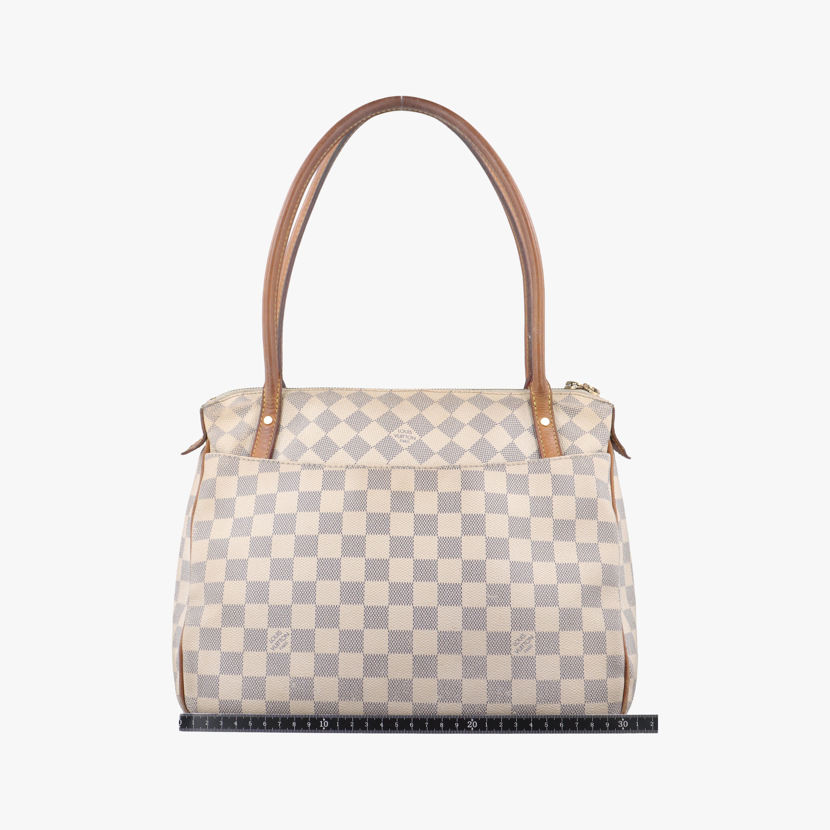 Pre-owned Louis Vuitton Figheri PM Azur Damier Canvas N41176 shoulderbag | stylenewstar