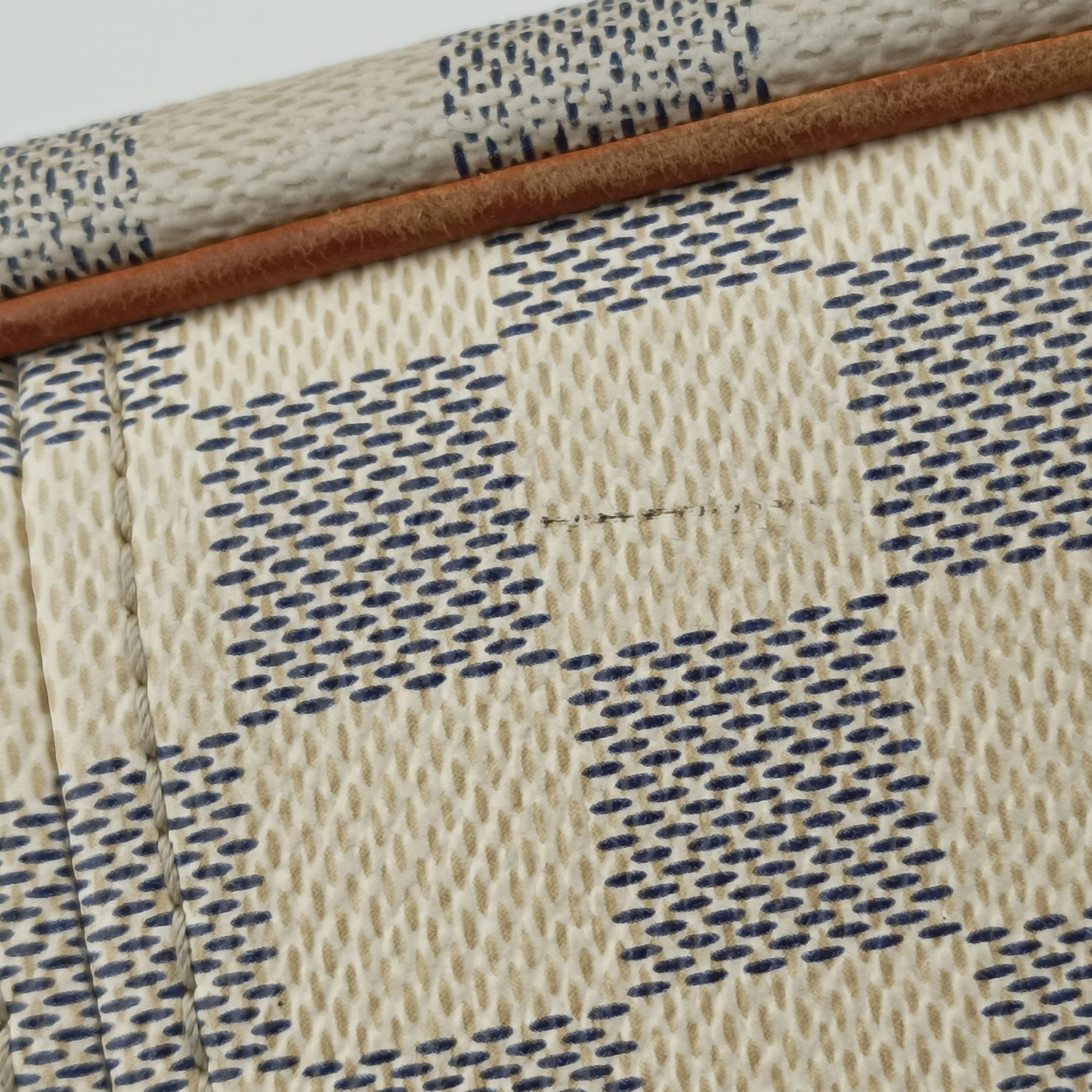 Pre-owned Louis Vuitton Figheri PM Azur Damier Canvas N41176 shoulderbag | stylenewstar