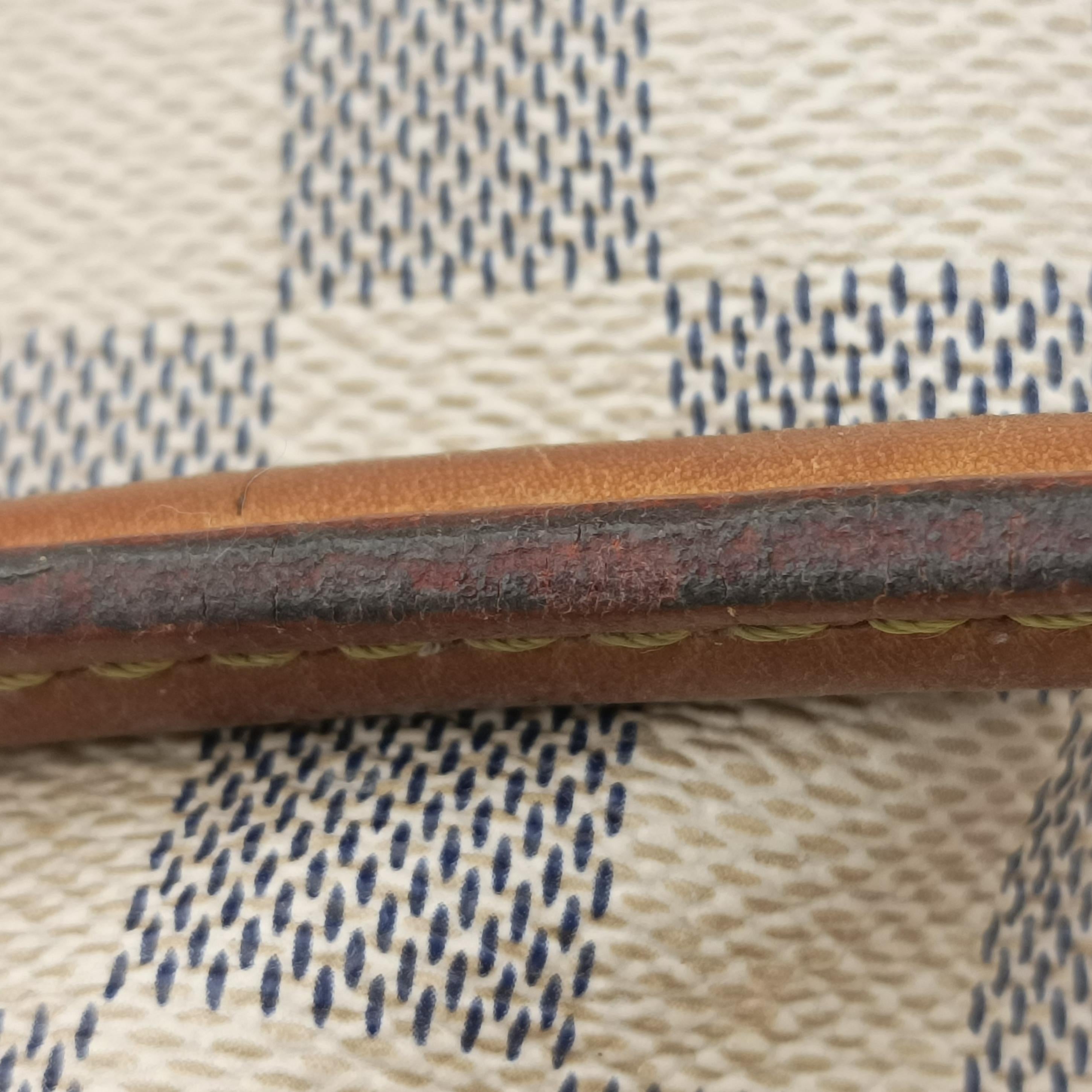 Pre-owned Louis Vuitton Figheri PM Azur Damier Canvas N41176 shoulderbag | stylenewstar