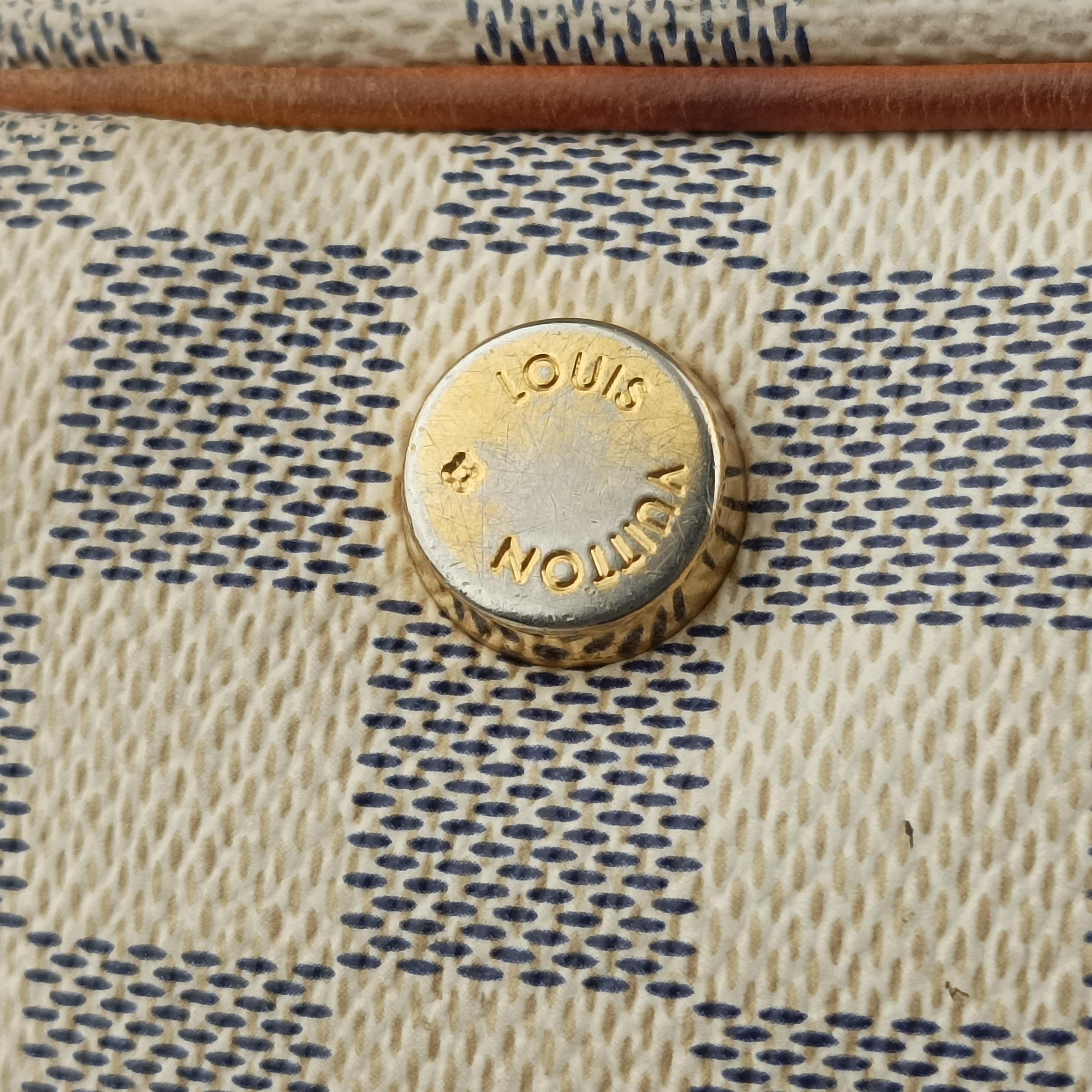 Pre-owned Louis Vuitton Figheri PM Azur Damier Canvas N41176 shoulderbag | stylenewstar