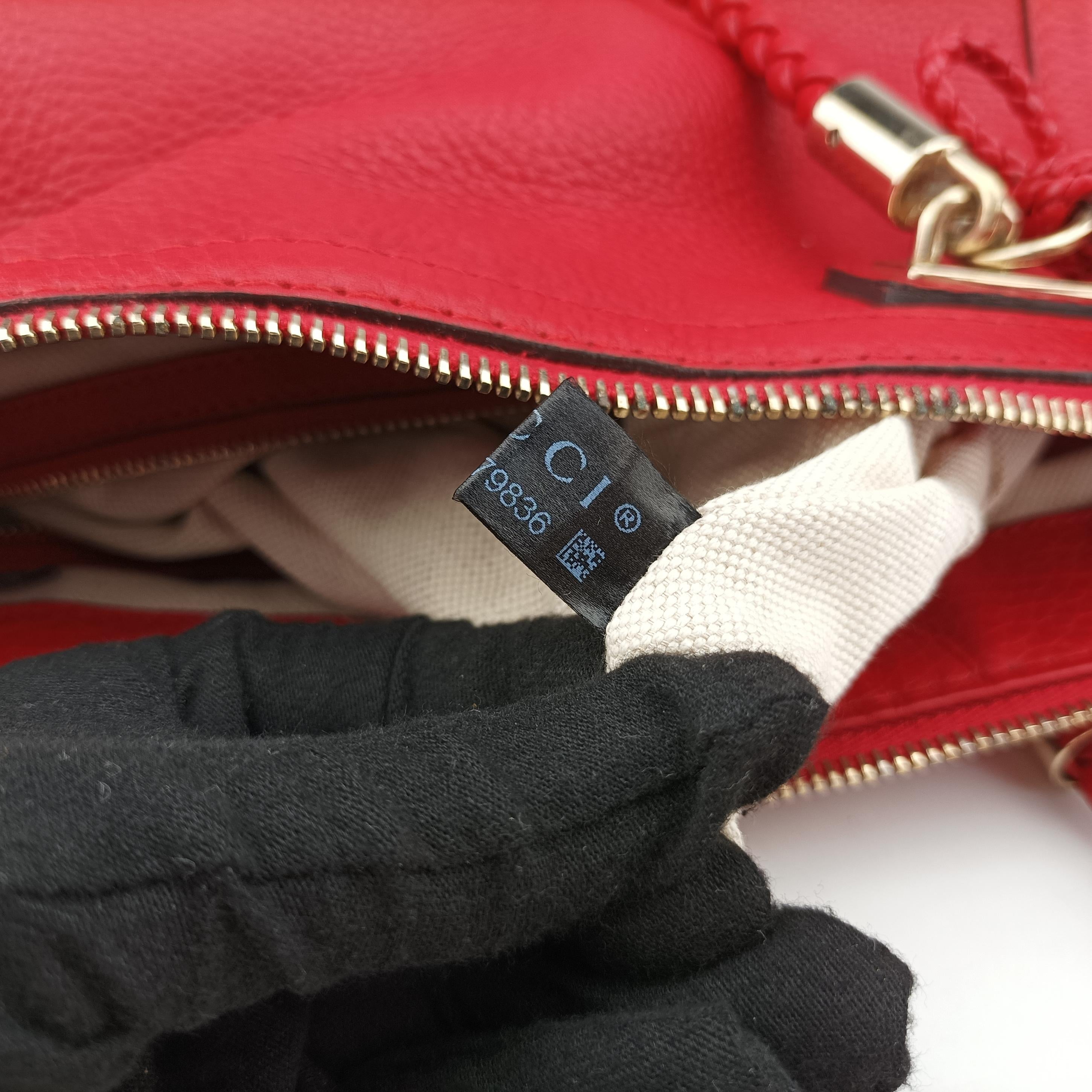 Pre-owned Gucci bella Red Leather 269946 shoulderbag | stylenewstar