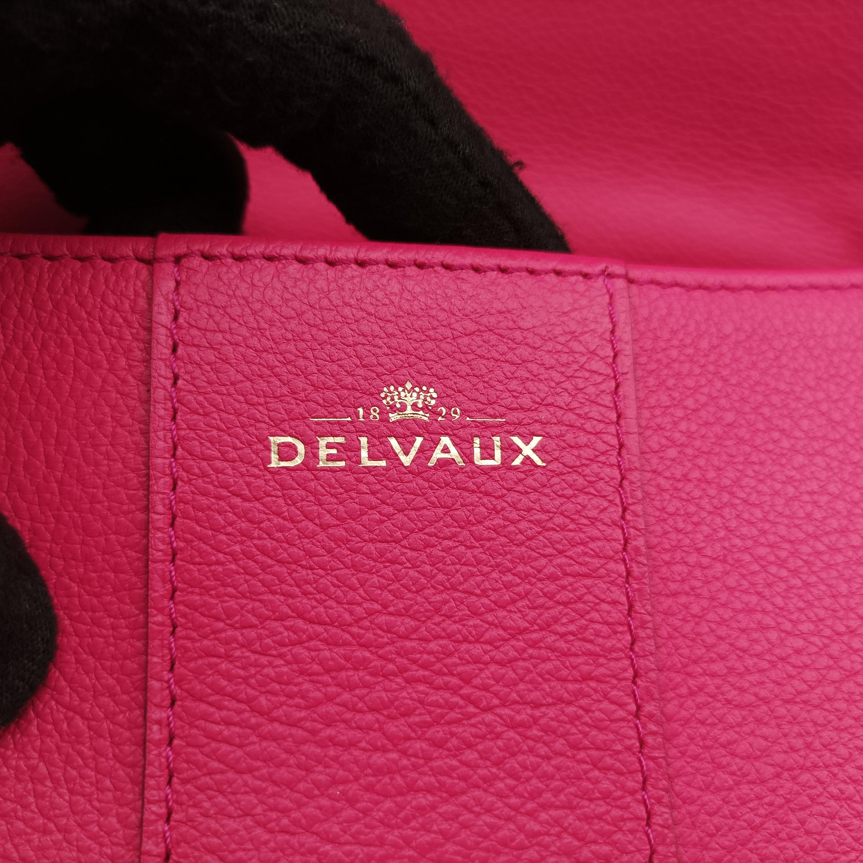 Pre-owned Delvaux Brillant Pink Leather  shoulderbag | stylenewstar