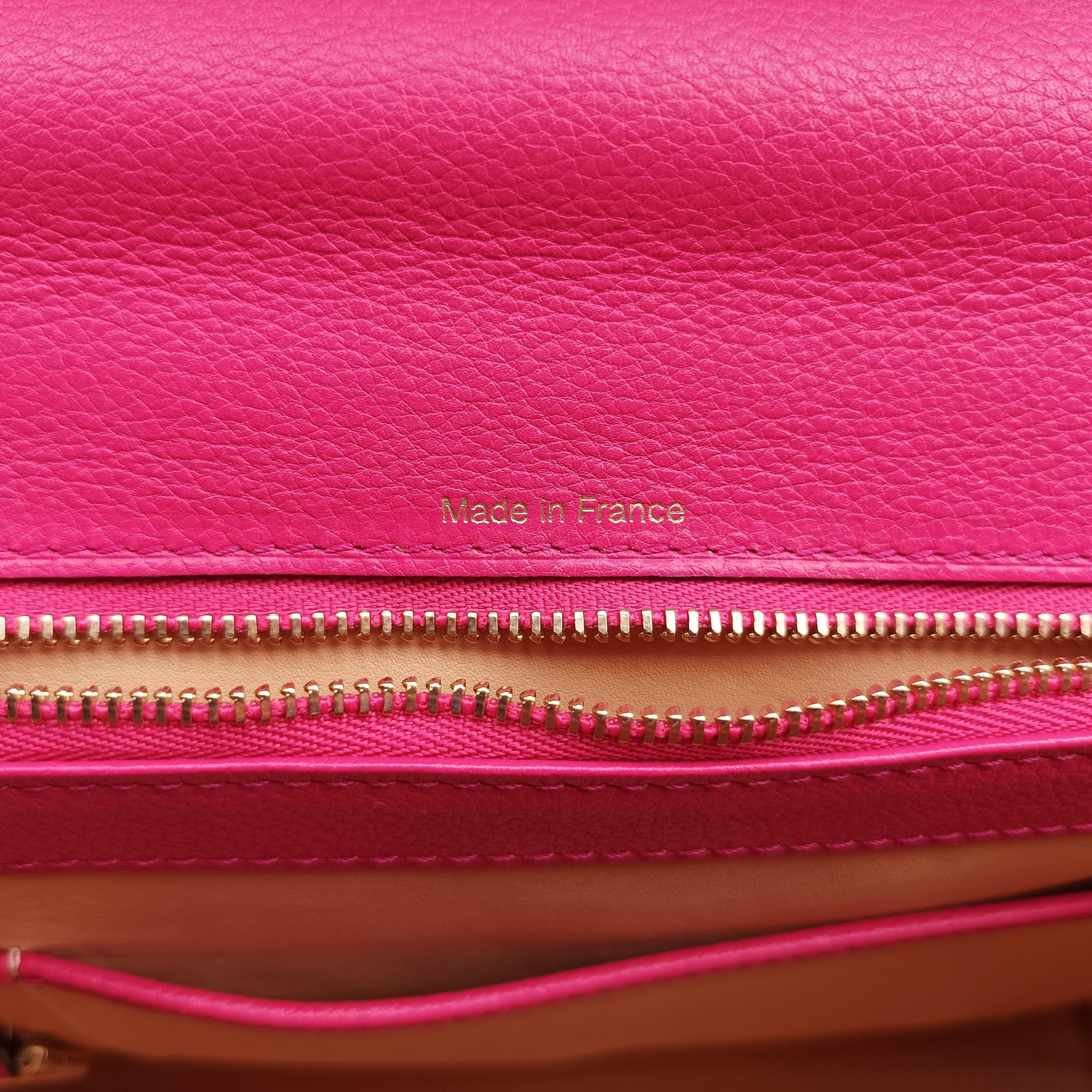 Pre-owned Delvaux Brillant Pink Leather  shoulderbag | stylenewstar