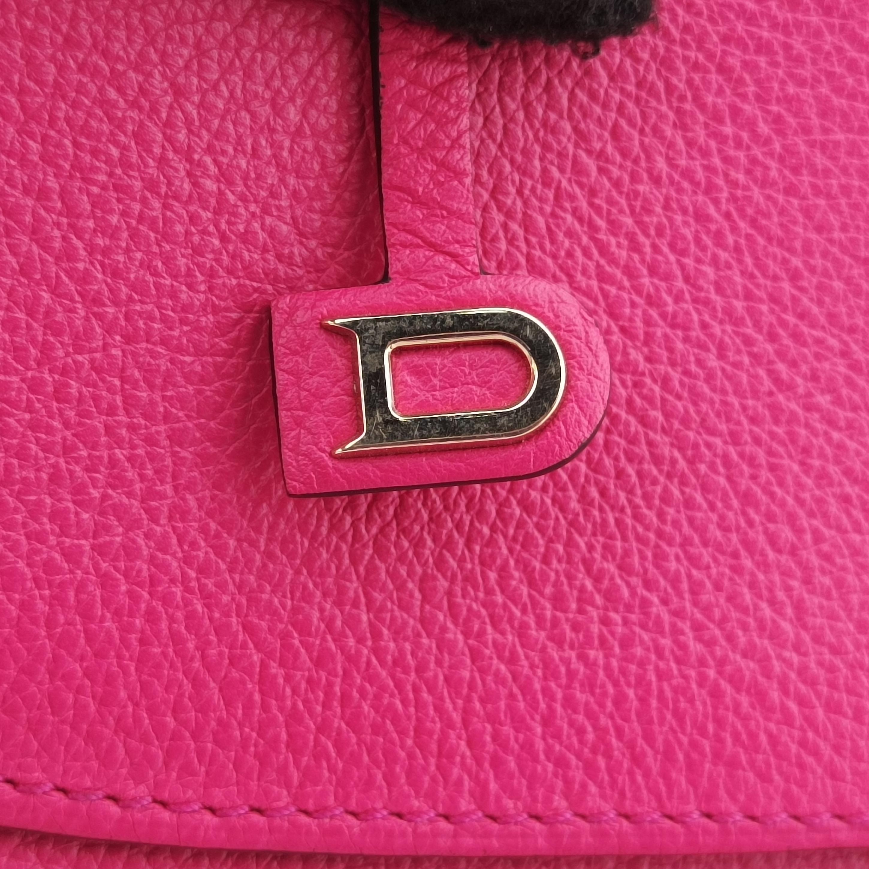 Pre-owned Delvaux Brillant Pink Leather  shoulderbag | stylenewstar