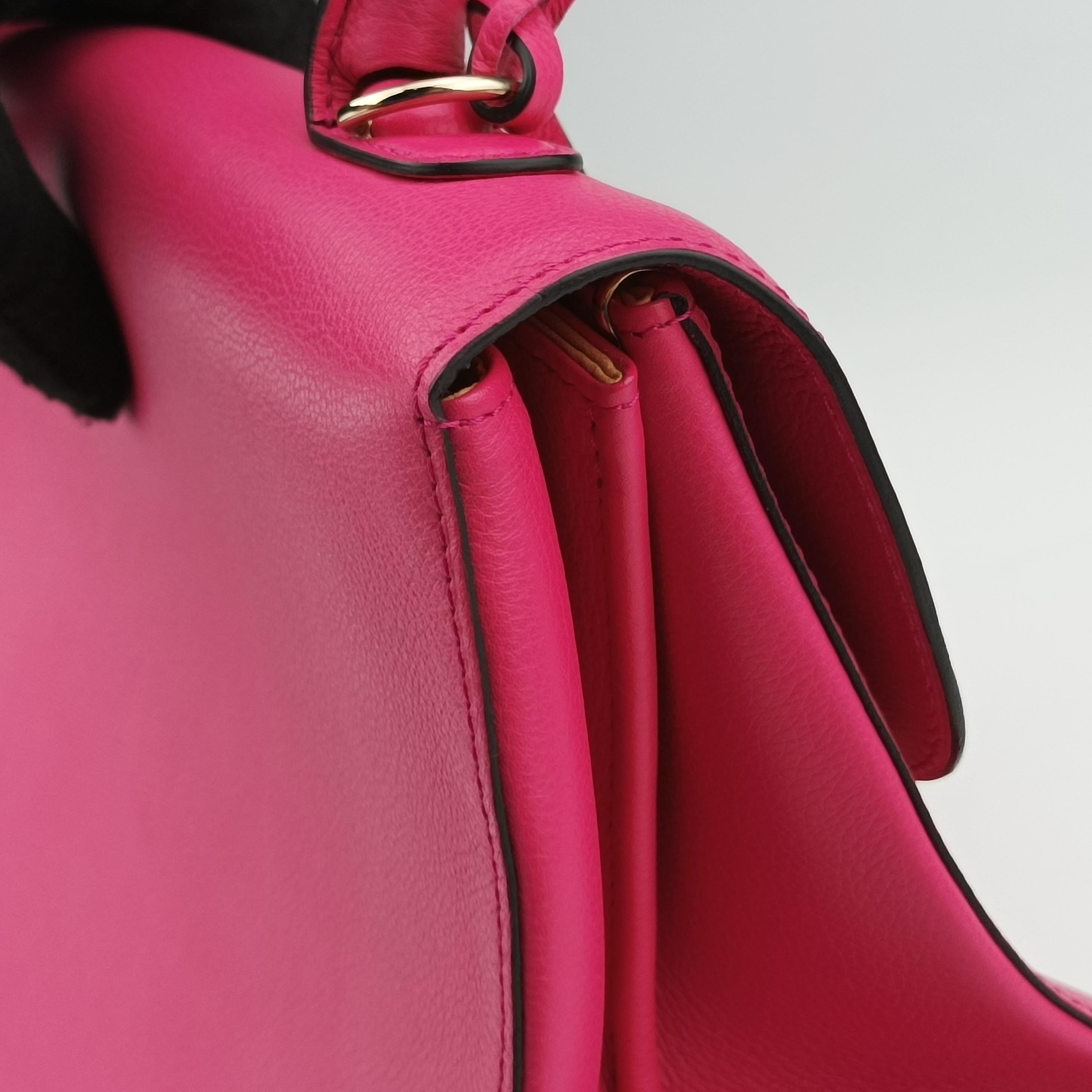 Pre-owned Delvaux Brillant Pink Leather  shoulderbag | stylenewstar