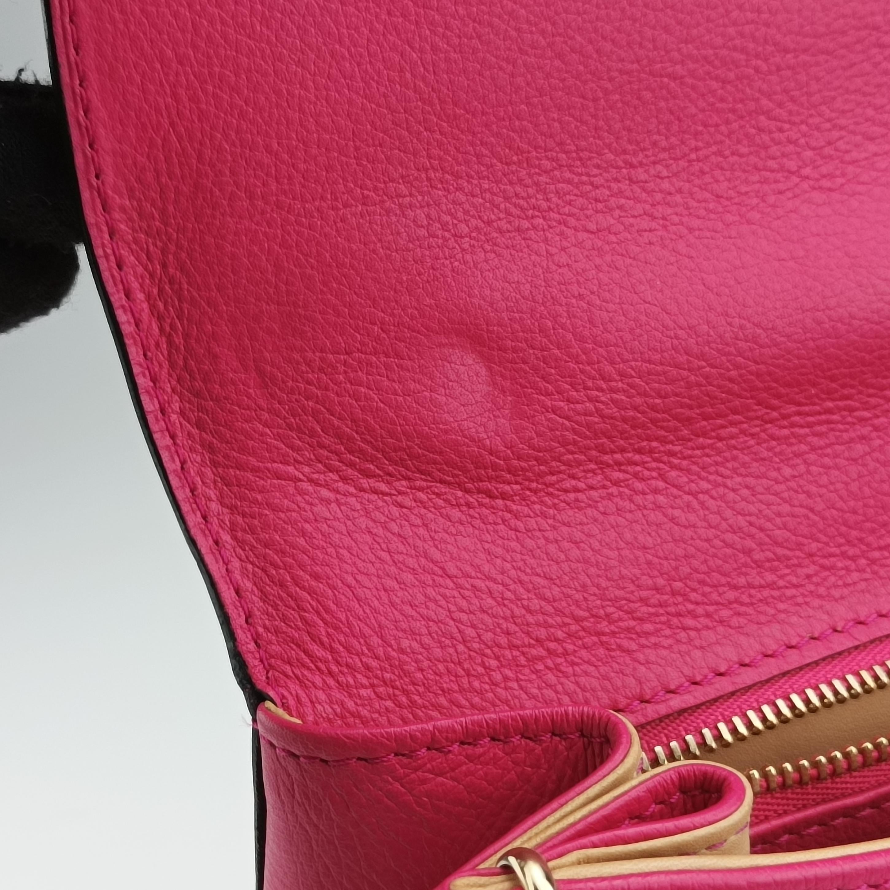 Pre-owned Delvaux Brillant Pink Leather  shoulderbag | stylenewstar