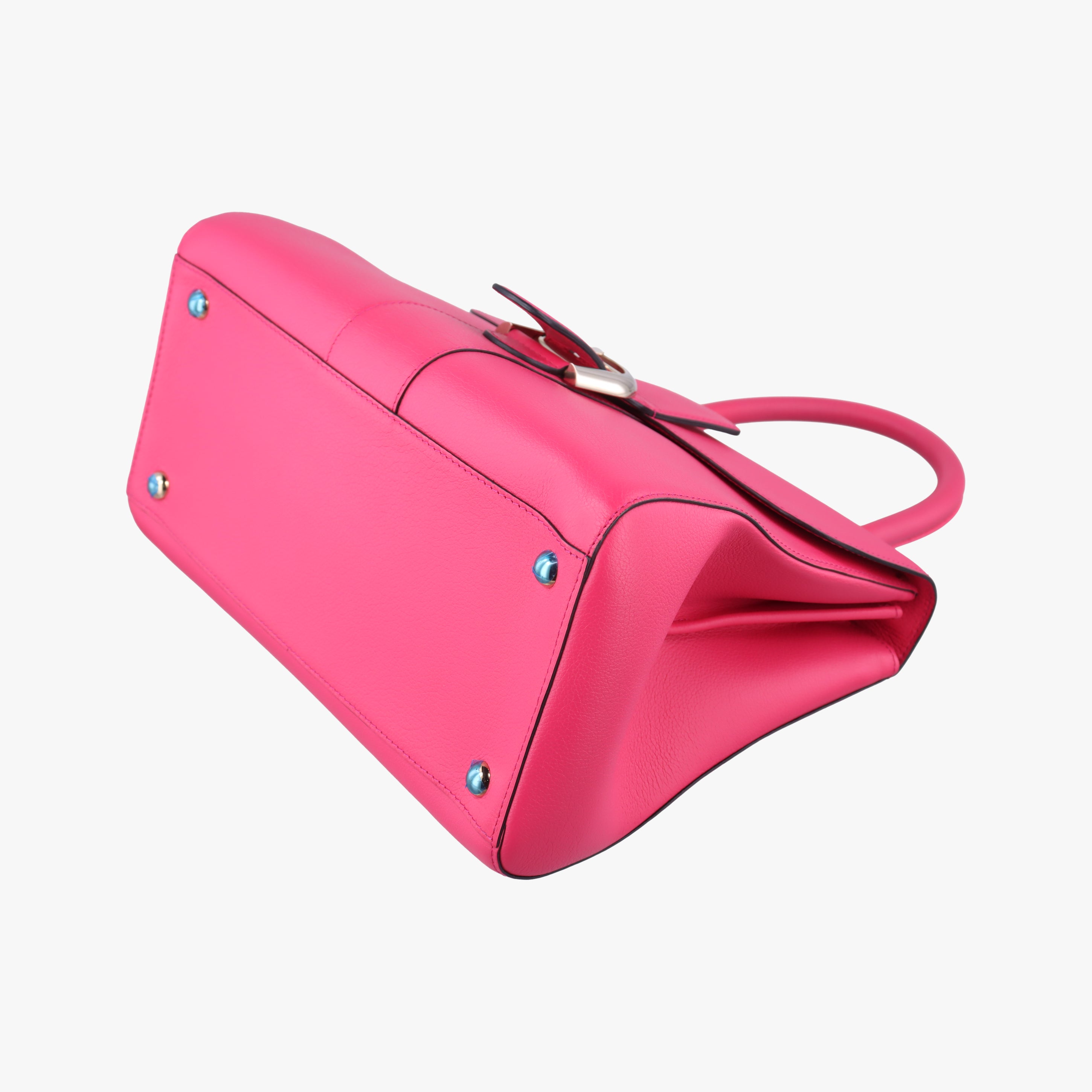 Pre-owned Delvaux Brillant Pink Leather  shoulderbag | stylenewstar