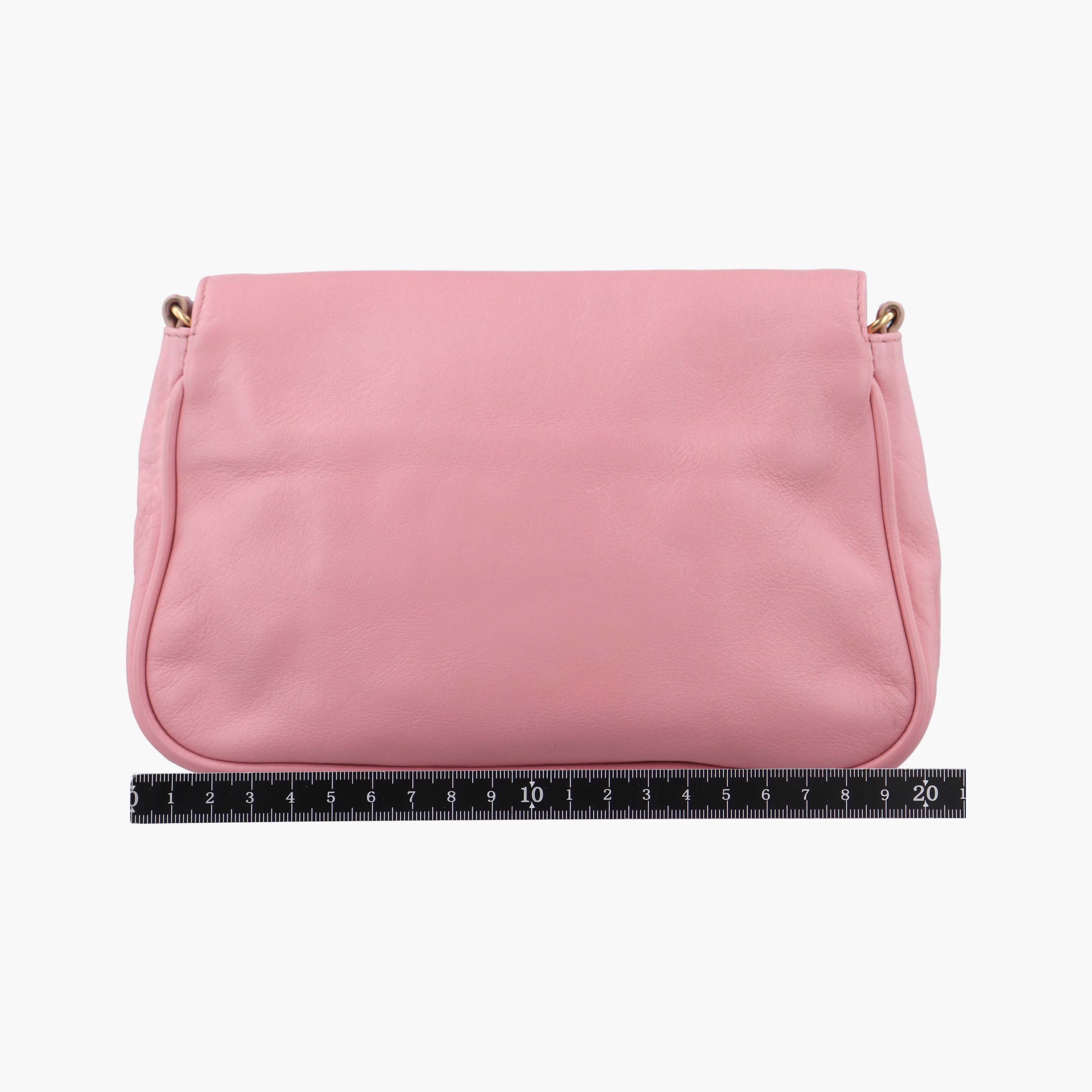 Pre-owned Fendi Fendista Pochette Pink Leather 8M0276 shoulderbag | stylenewstar