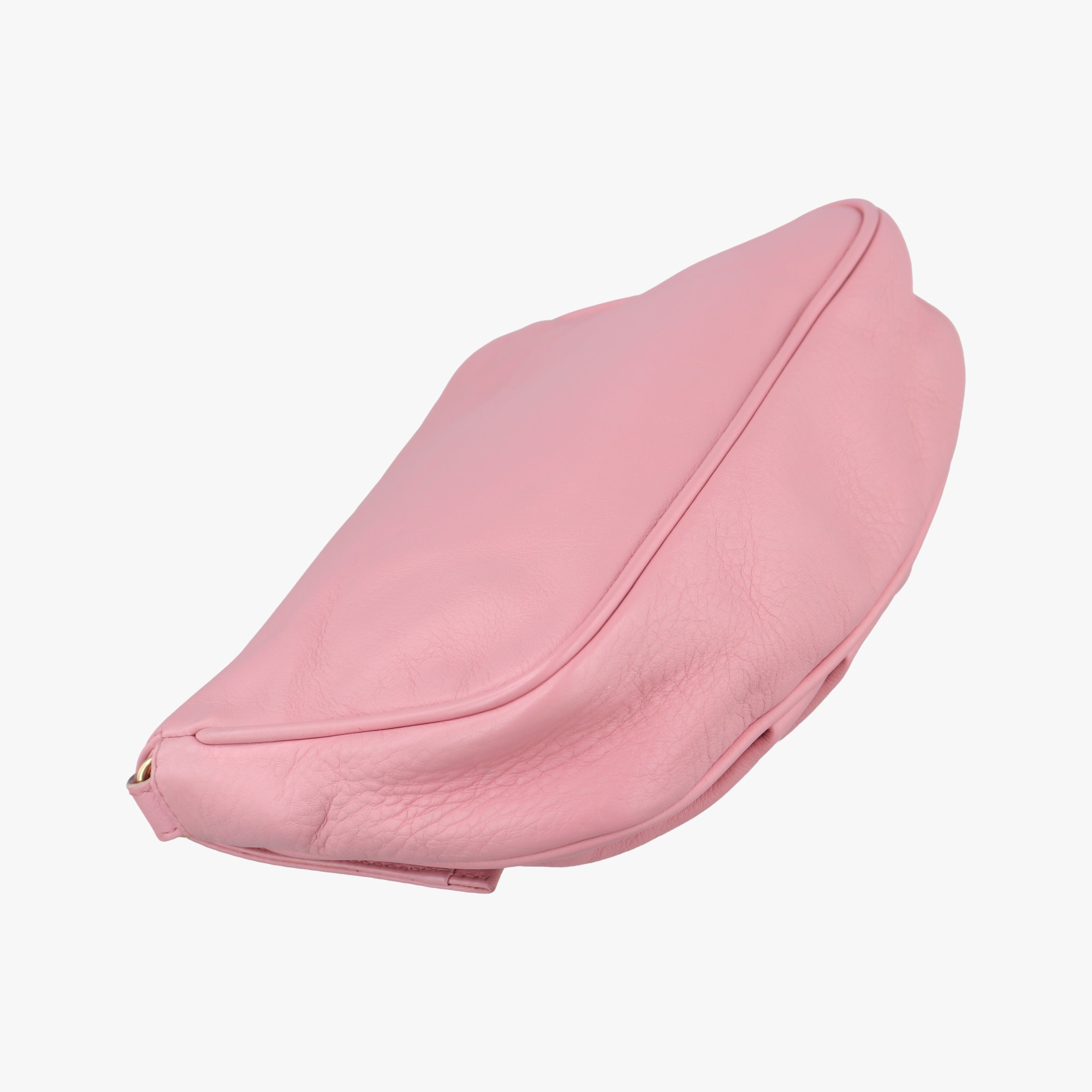 Pre-owned Fendi Fendista Pochette Pink Leather 8M0276 shoulderbag | stylenewstar