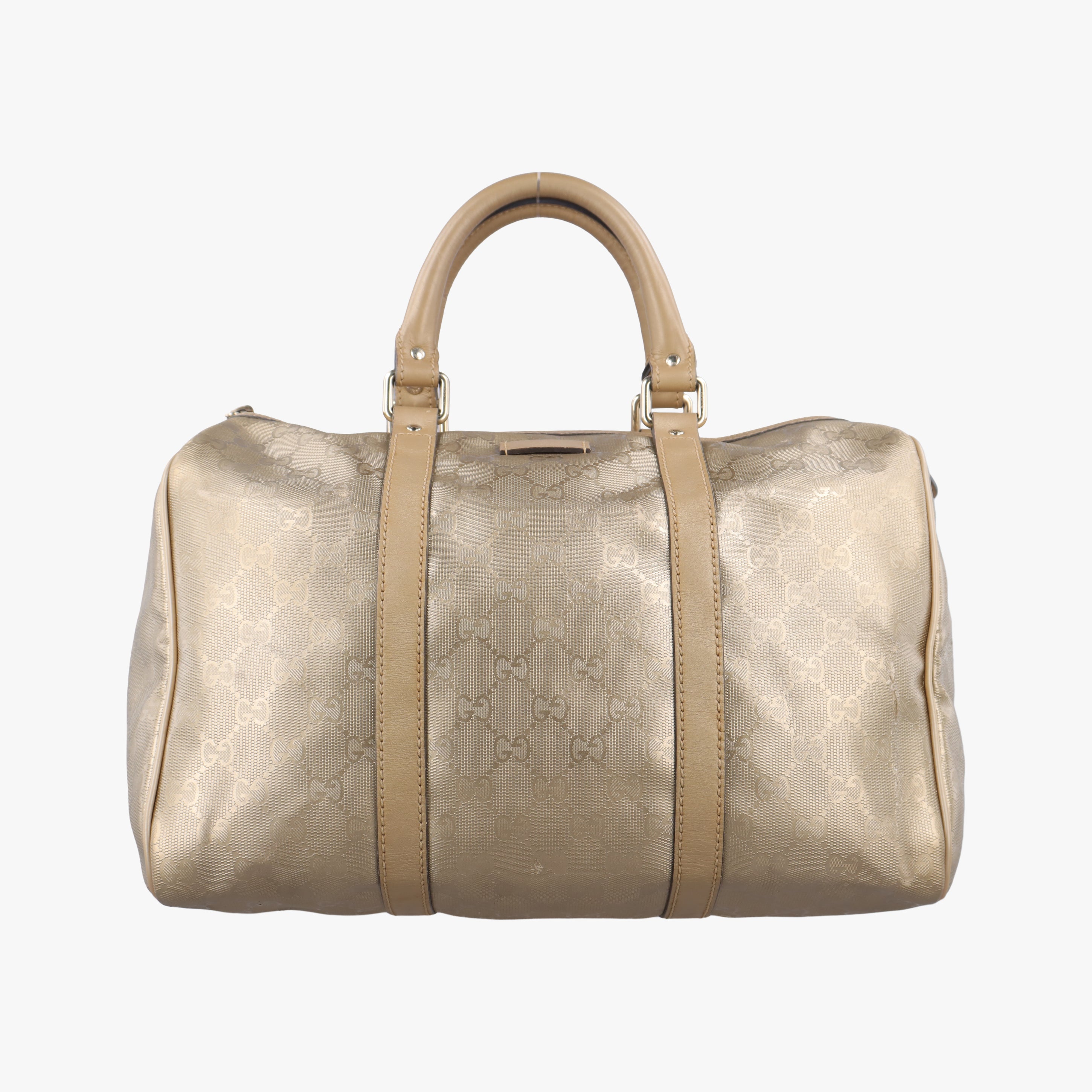 Pre-owned Gucci GG plus Spring Joy GG Supreme Golden Canvas 193603 handbag | stylenewstar