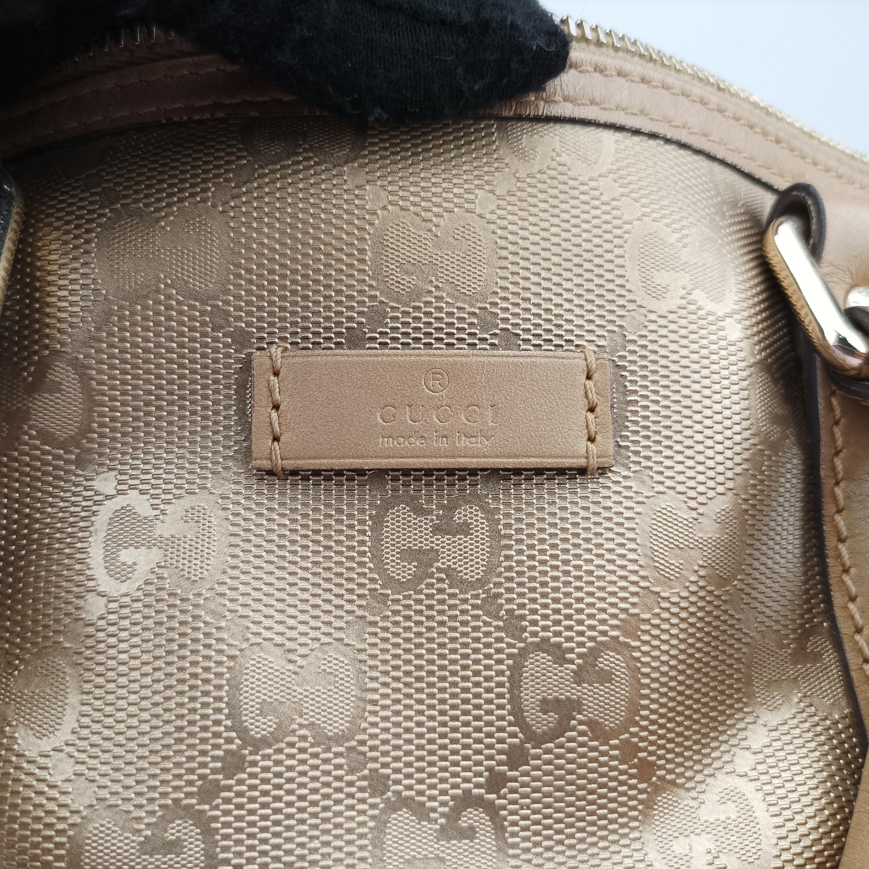 Pre-owned Gucci GG plus Spring Joy GG Supreme Golden Canvas 193603 handbag | stylenewstar