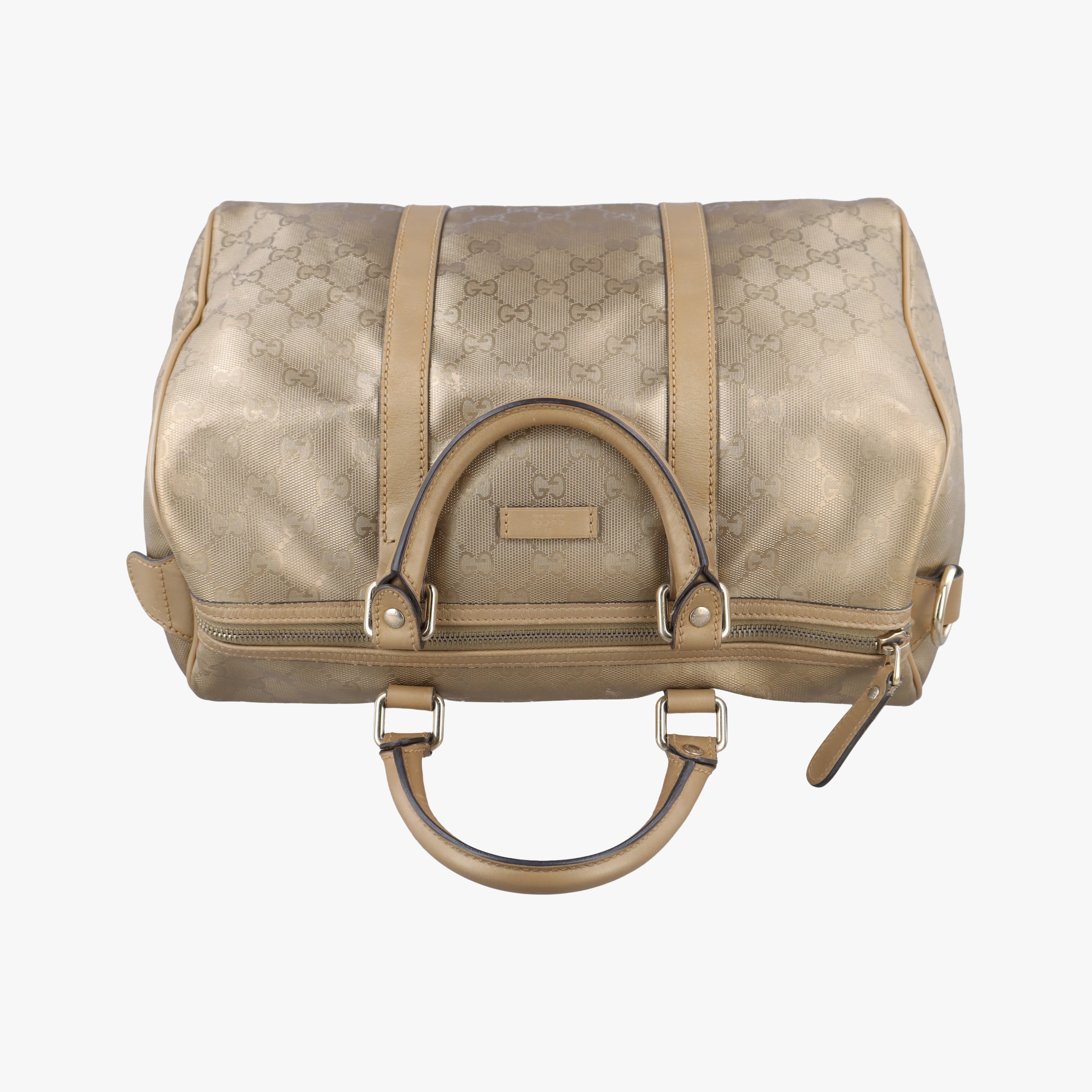 Pre-owned Gucci GG plus Spring Joy GG Supreme Golden Canvas 193603 handbag | stylenewstar