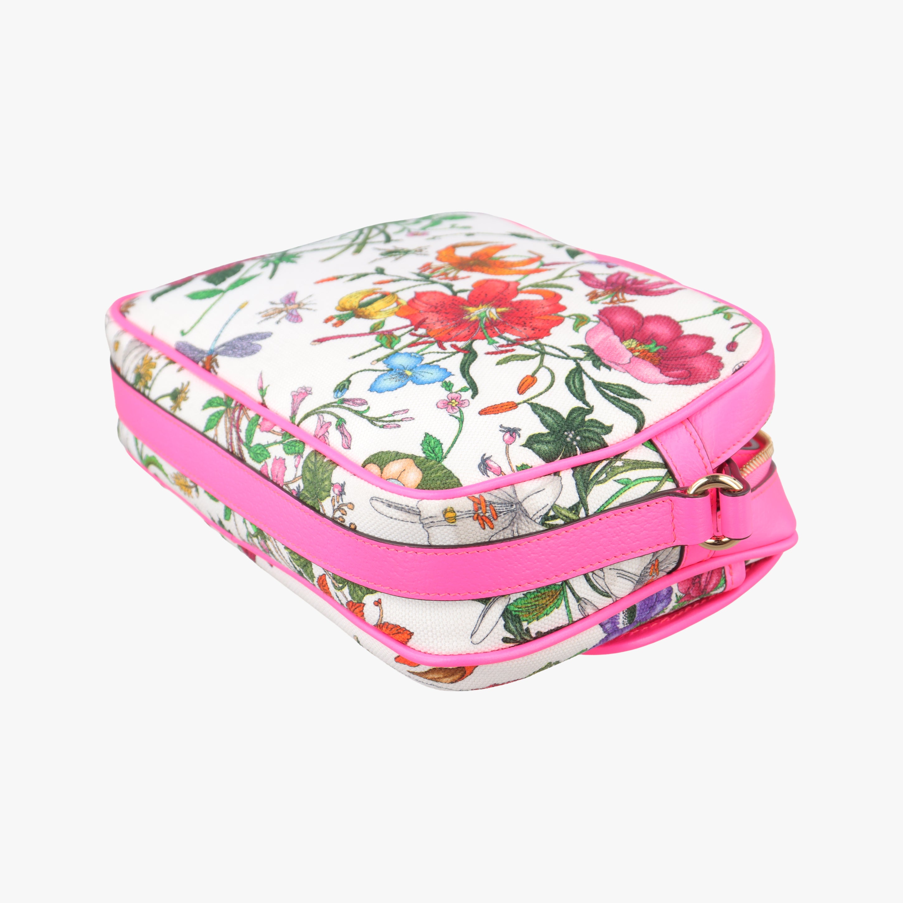 Pre-owned Gucci Floral Multicolour PVC coated canvas 550147 shoulderbag | stylenewstar