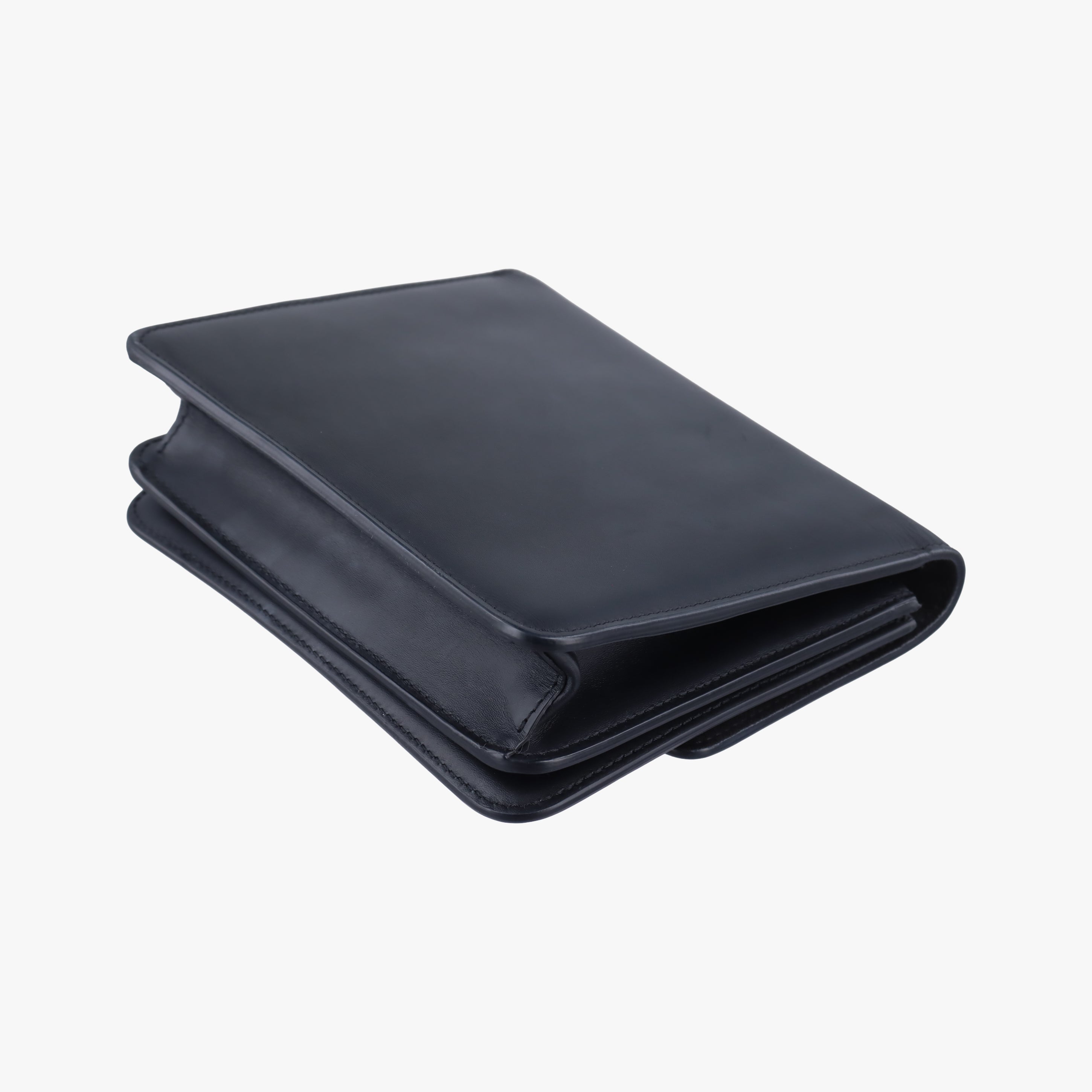 Pre-owned Fendi Fab Black Leather 8BT326 shoulderbag | stylenewstar