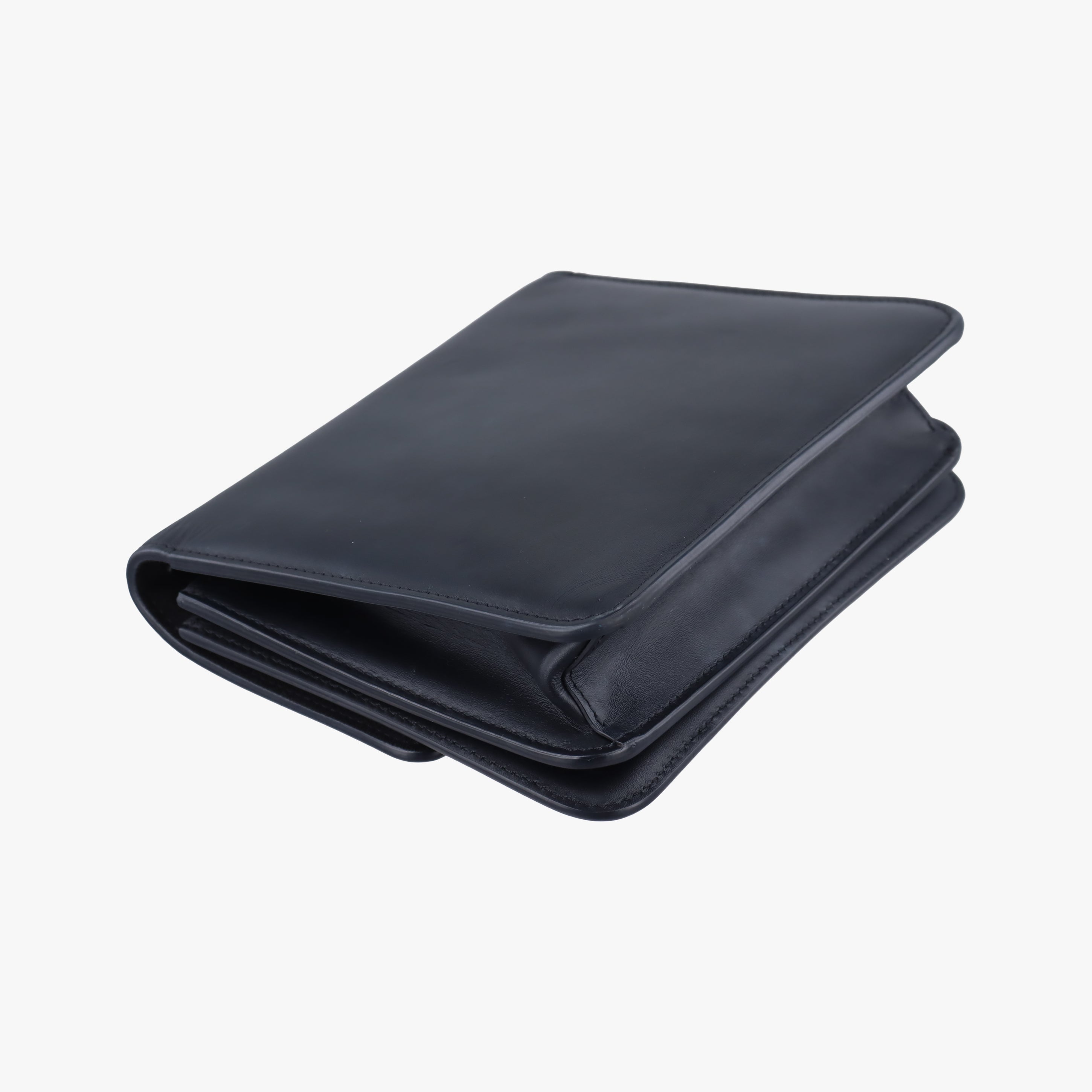 Pre-owned Fendi Fab Black Leather 8BT326 shoulderbag | stylenewstar