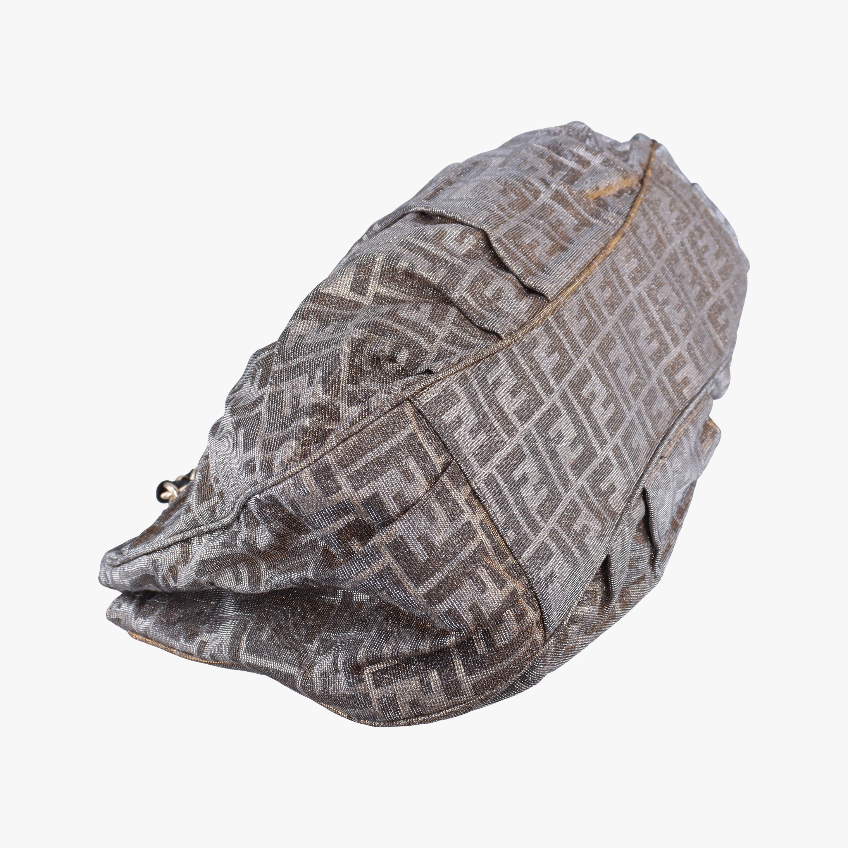 Pre-owned Fendi Mia Brown canvas 8BR616 shoulderbag | stylenewstar