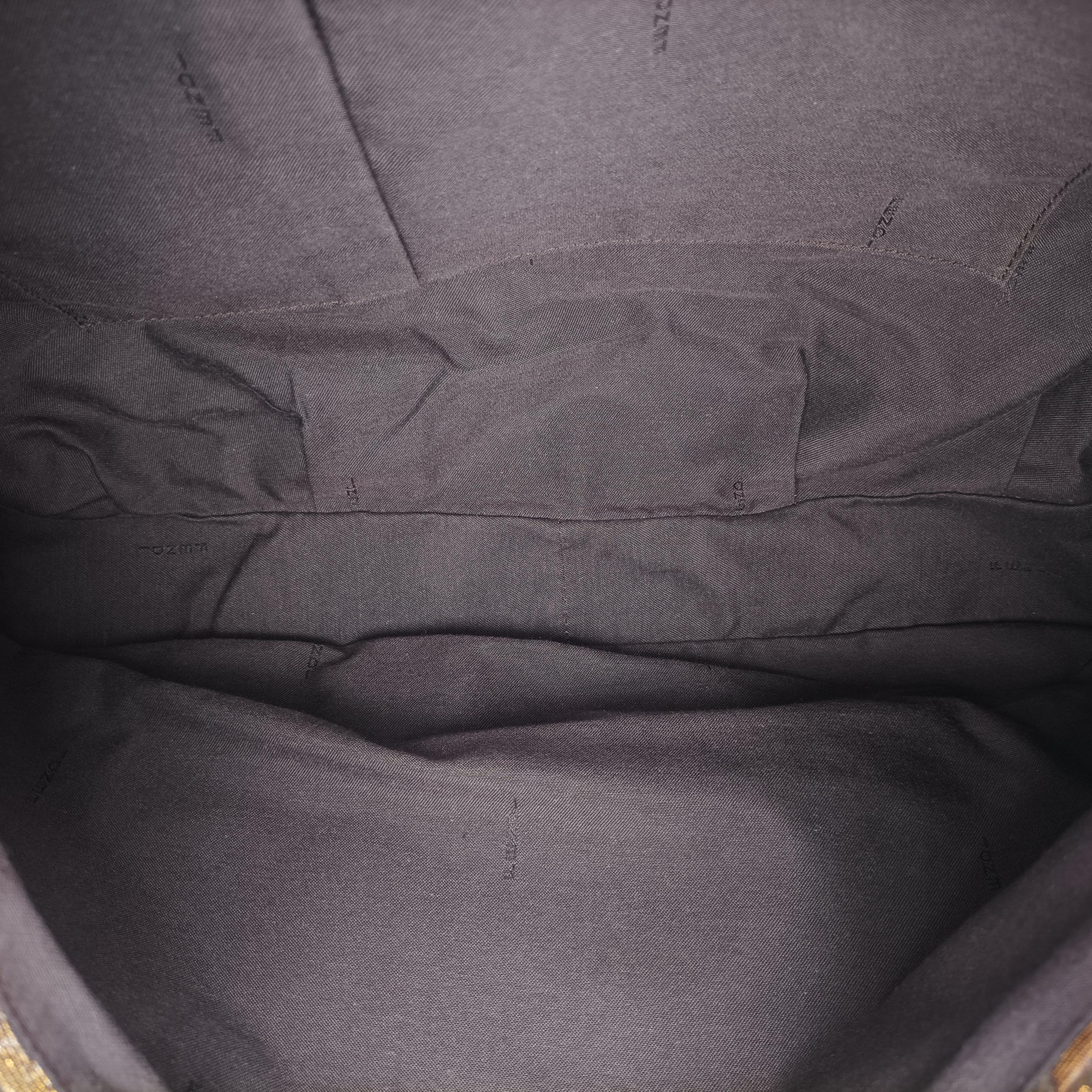 Pre-owned Fendi Mia Brown canvas 8BR616 shoulderbag | stylenewstar