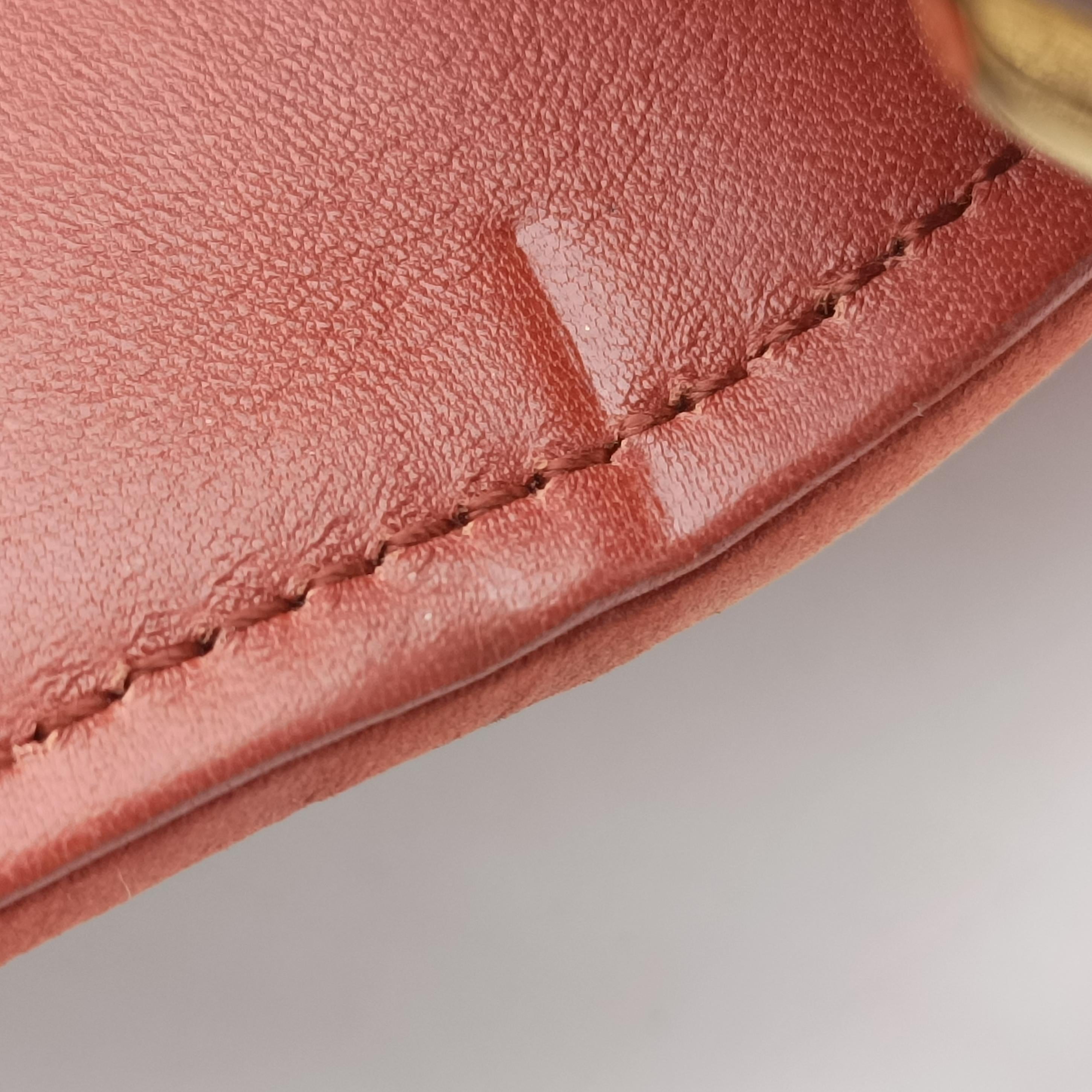 Vintage Gucci Nubuck Tigrette Chain Orange suede 290684 shoulderbag | stylenewstar