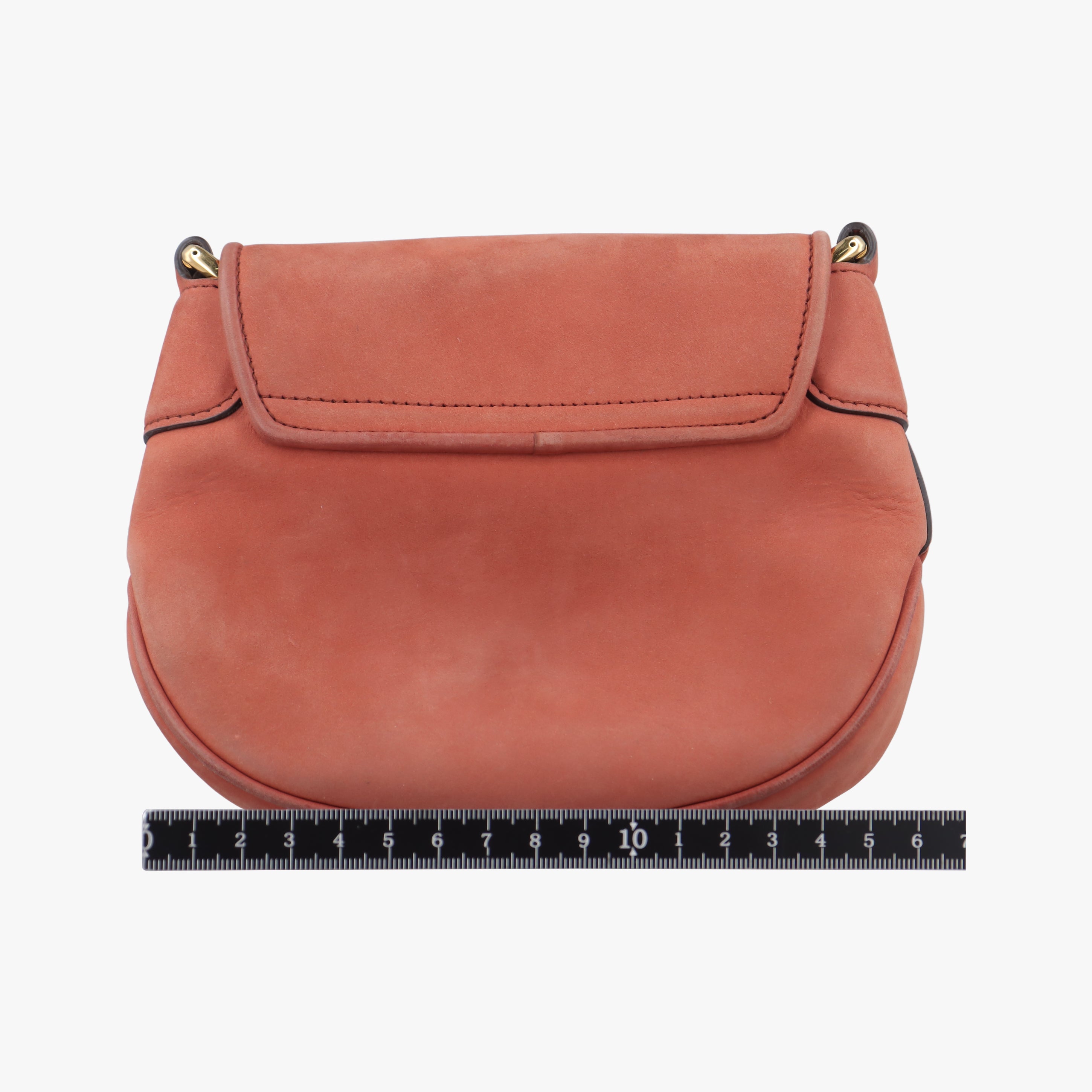 Vintage Gucci Nubuck Tigrette Chain Orange suede 290684 shoulderbag | stylenewstar