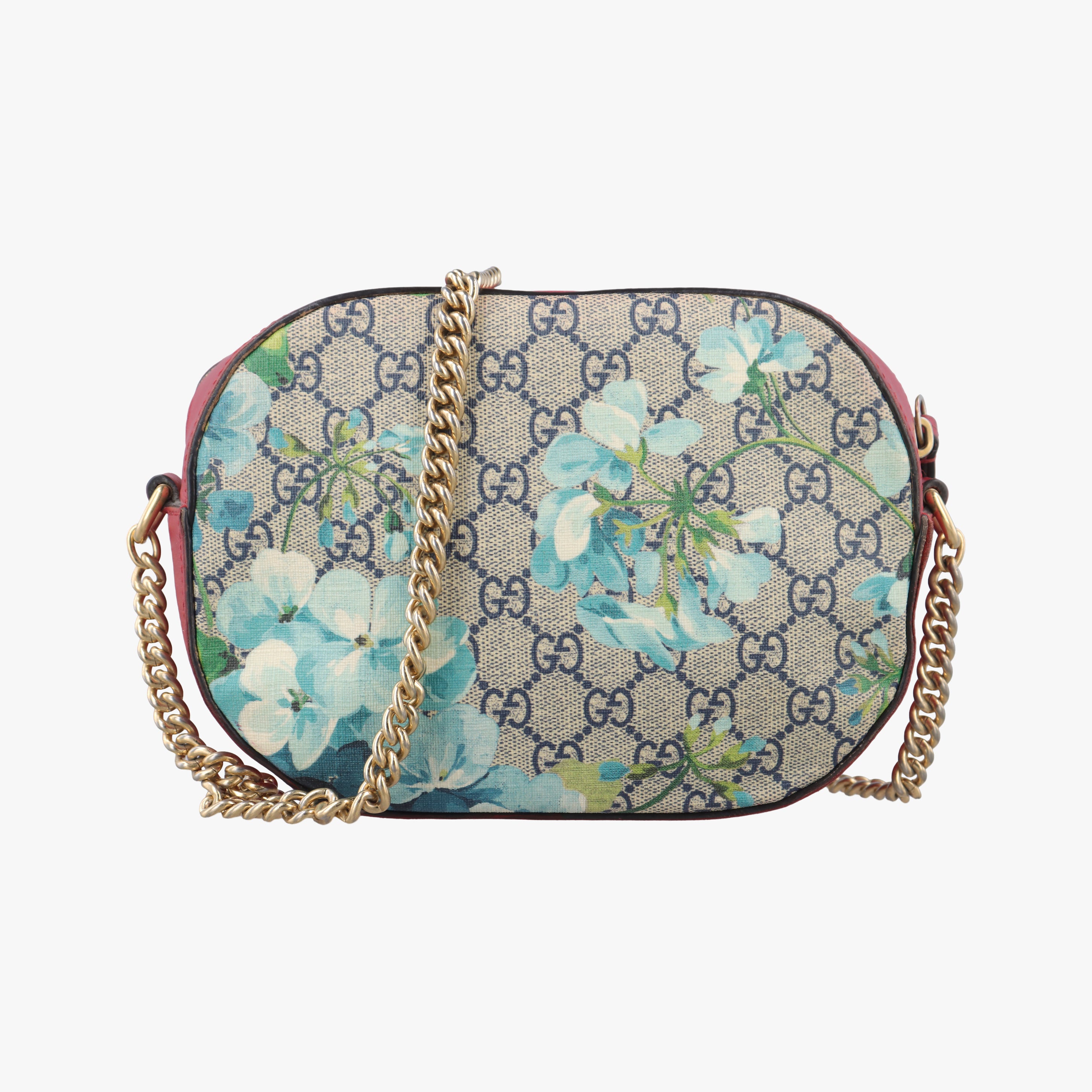 Vintage Gucci GG Blooms Multicolour Canvas x leather 546313 shoulderbag | stylenewstar