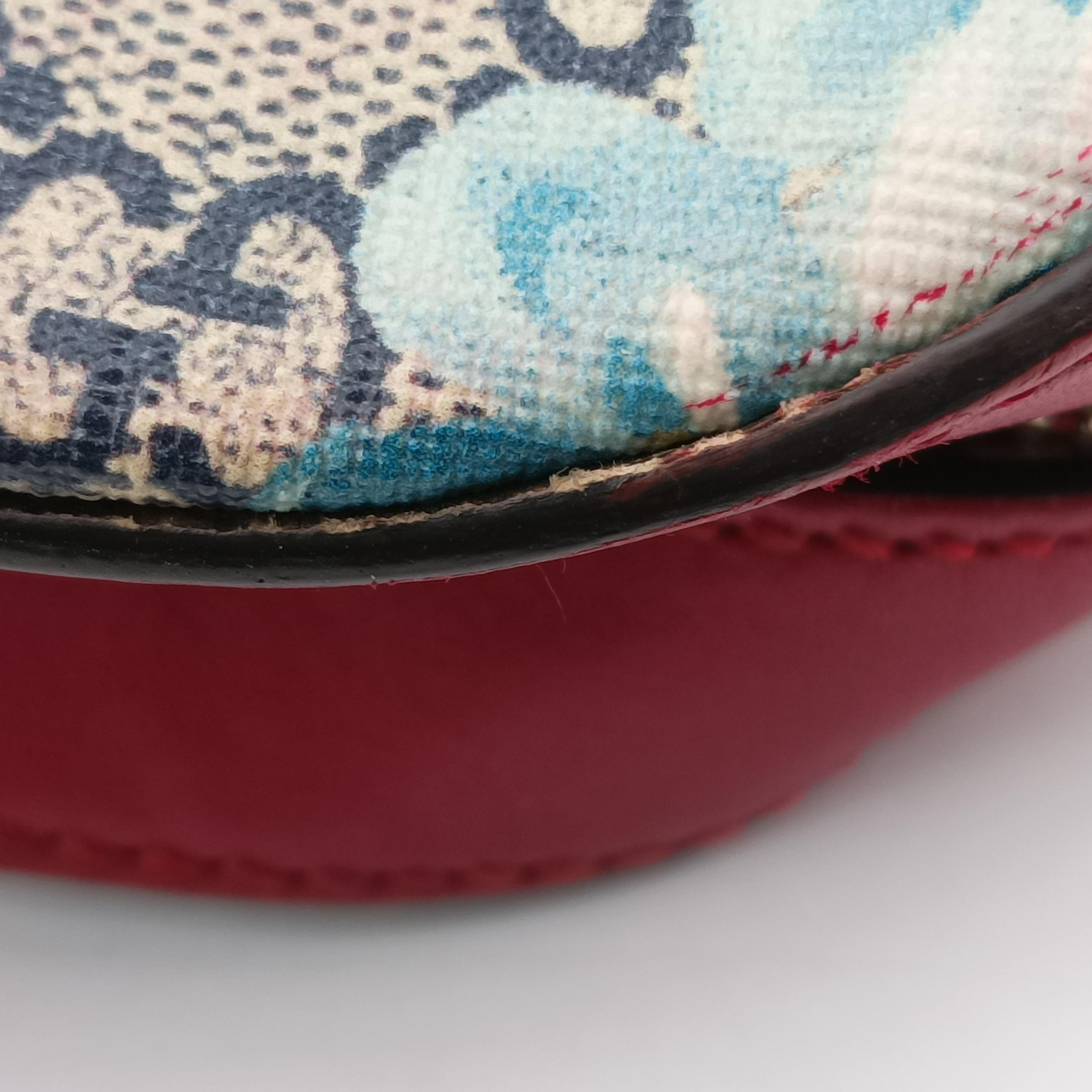 Vintage Gucci GG Blooms Multicolour Canvas x leather 546313 shoulderbag | stylenewstar