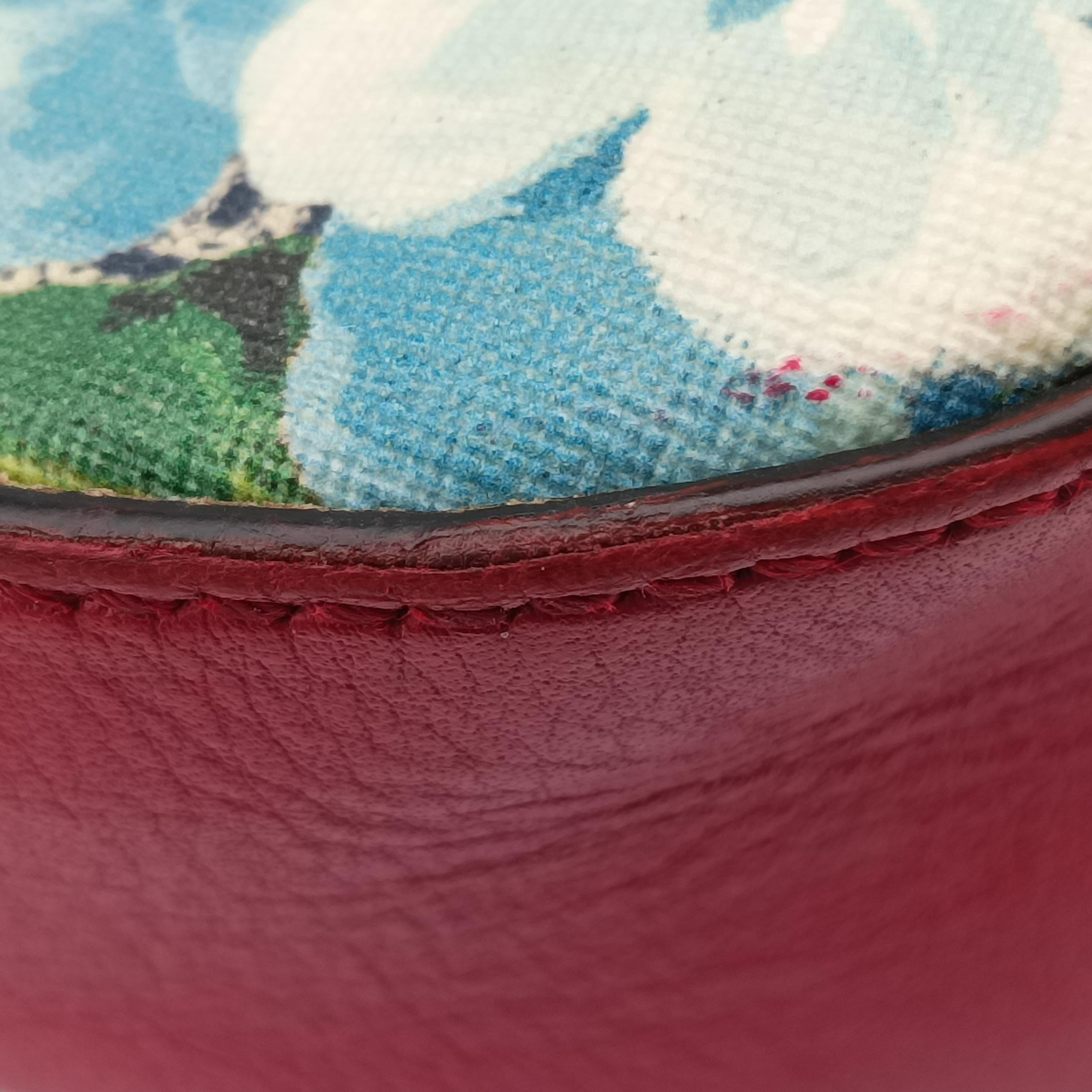 Vintage Gucci GG Blooms Multicolour Canvas x leather 546313 shoulderbag | stylenewstar