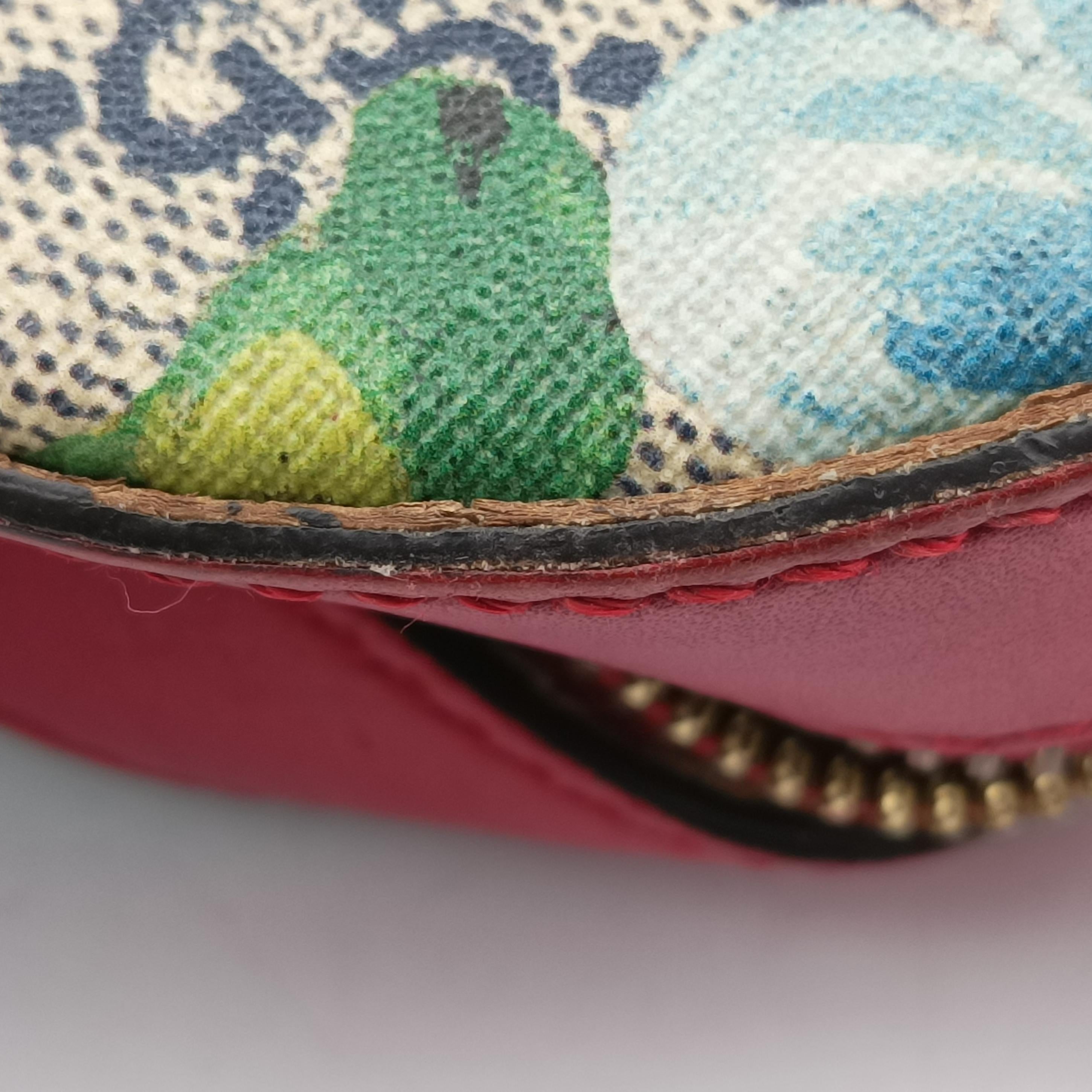 Vintage Gucci GG Blooms Multicolour Canvas x leather 546313 shoulderbag | stylenewstar