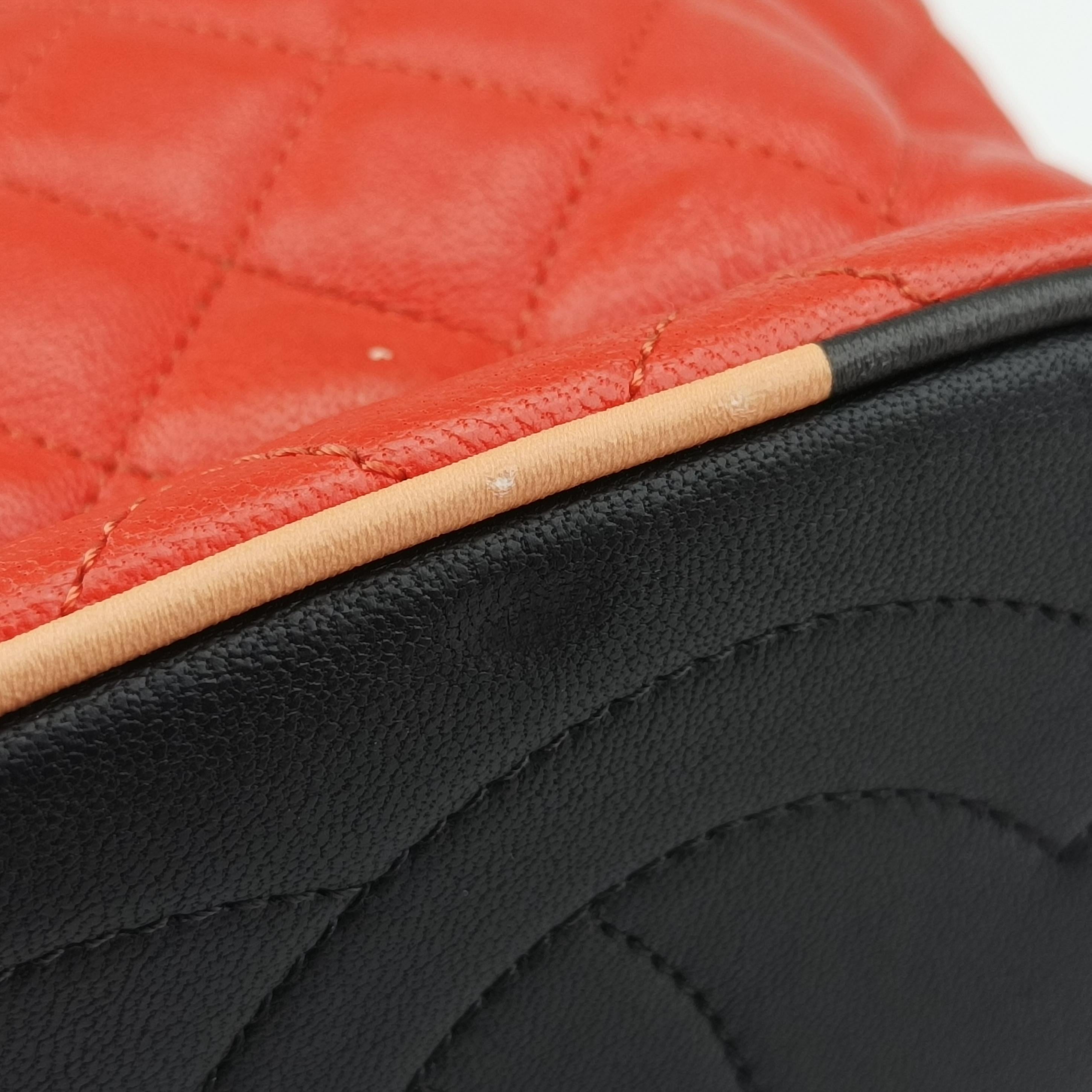 Pre-owned Chanel Drawstring Multicolour lambskin A93730 shoulderbag | stylenewstar