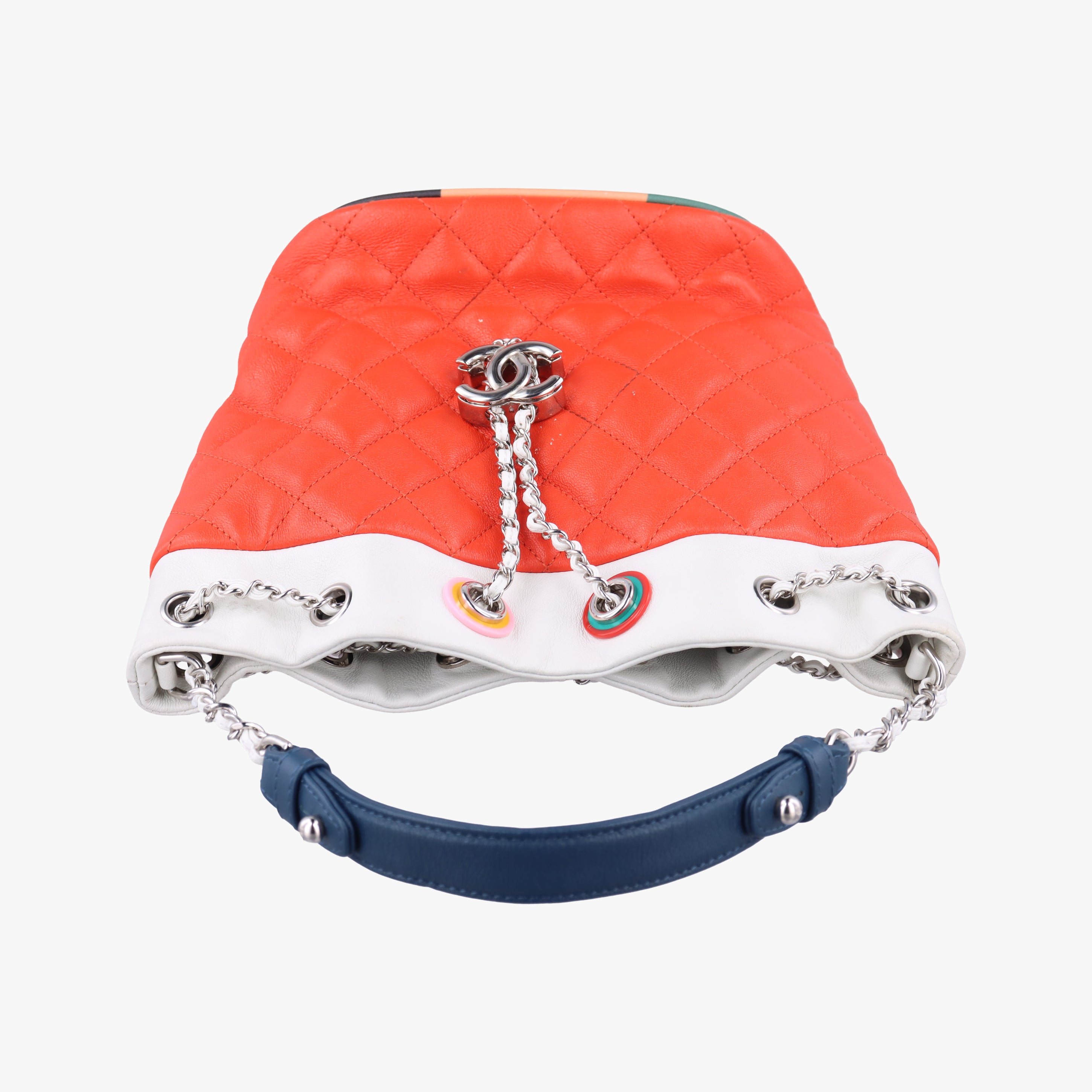 Pre-owned Chanel Drawstring Multicolour lambskin A93730 shoulderbag | stylenewstar