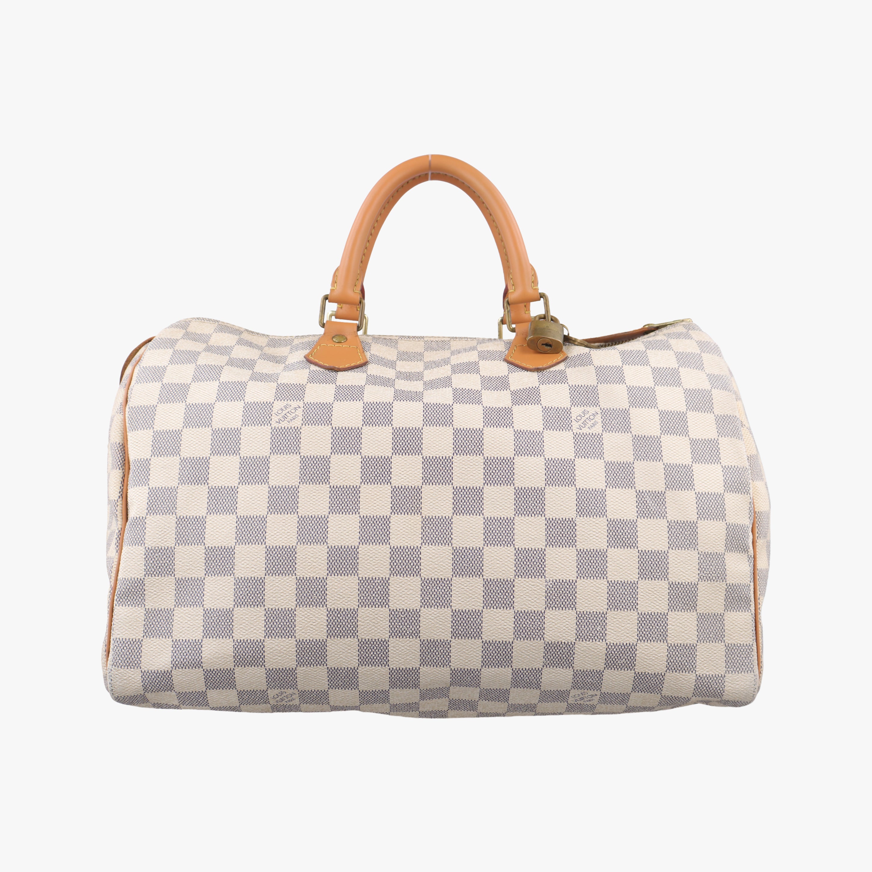 Pre-owned Louis Vuitton Speedy 35 AZUR Damier Canvas N41535 handbag | stylenewstar