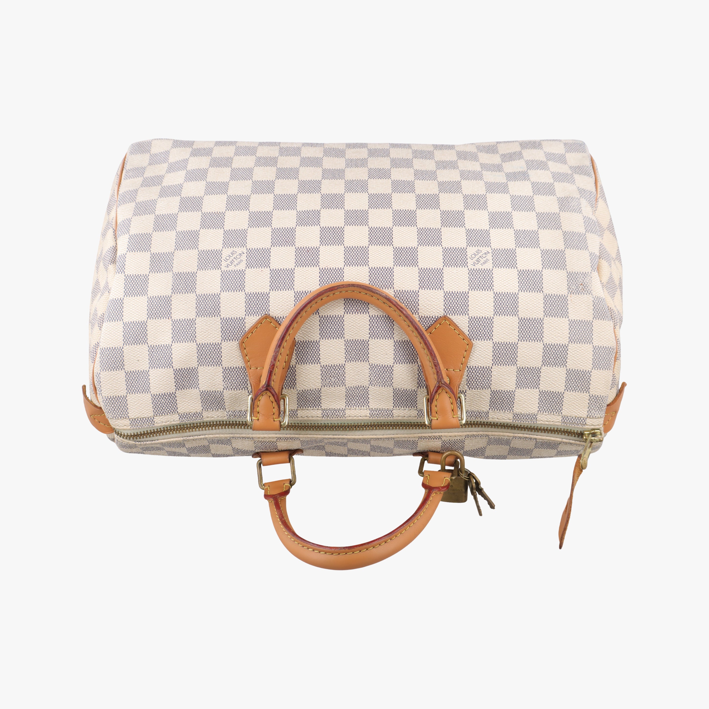 Pre-owned Louis Vuitton Speedy 35 AZUR Damier Canvas N41535 handbag | stylenewstar