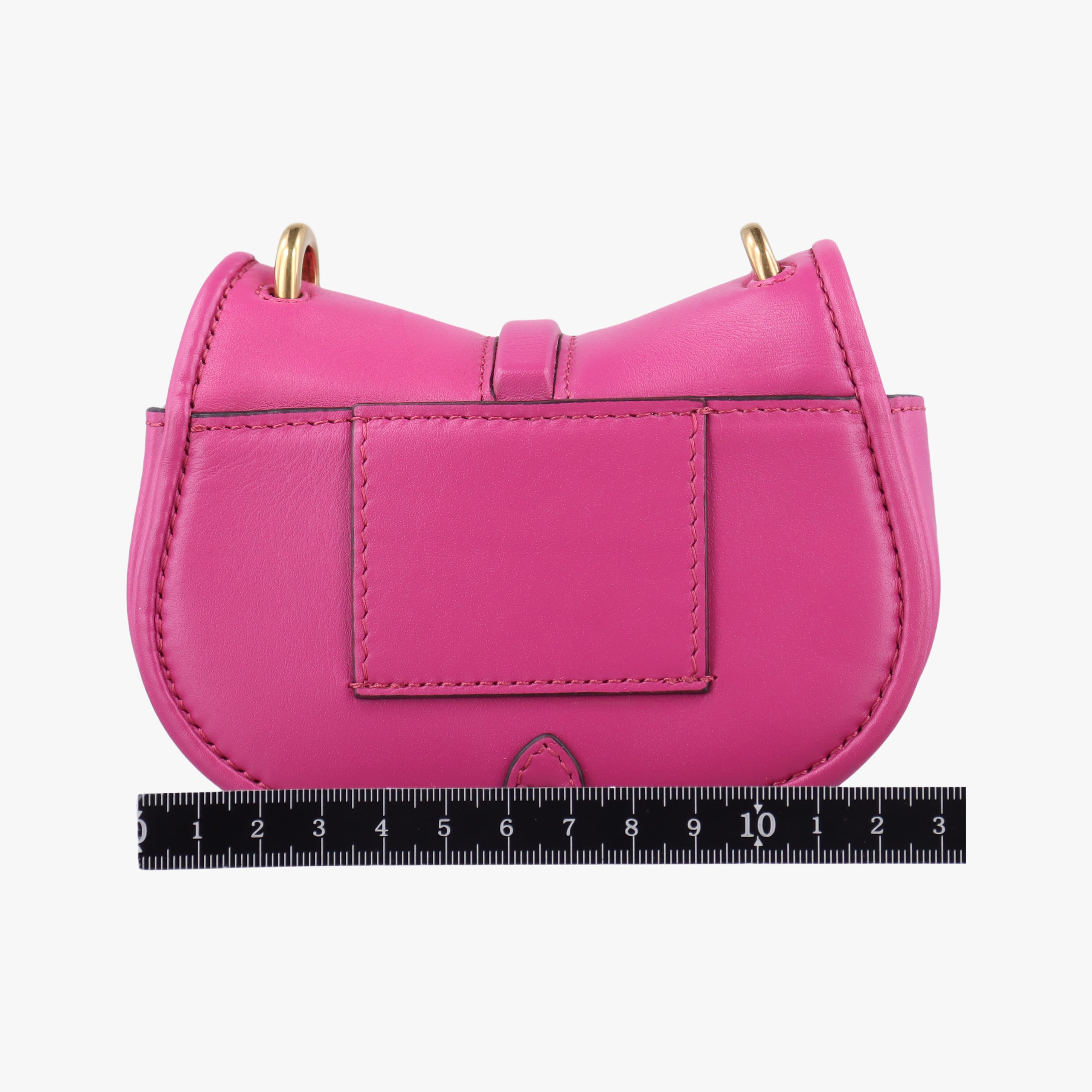 Pre-owned Fendi C'mon Small Rose Leather 7AS219 shoulderbag | stylenewstar