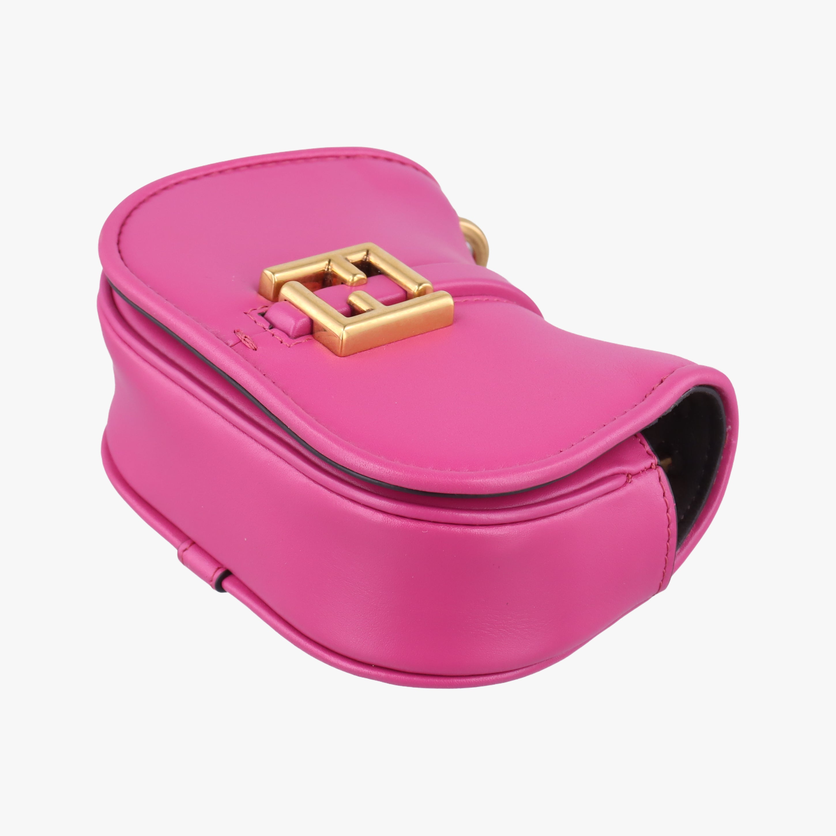 Pre-owned Fendi C'mon Small Rose Leather 7AS219 shoulderbag | stylenewstar