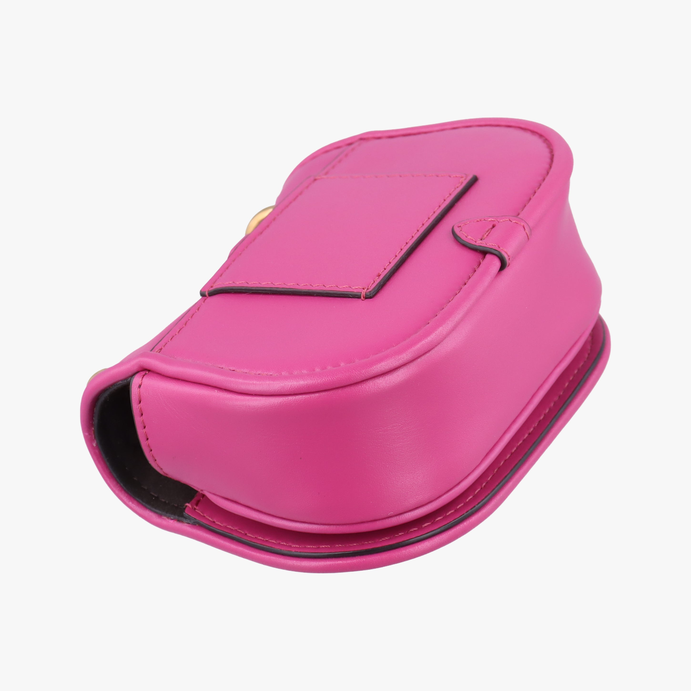 Pre-owned Fendi C'mon Small Rose Leather 7AS219 shoulderbag | stylenewstar