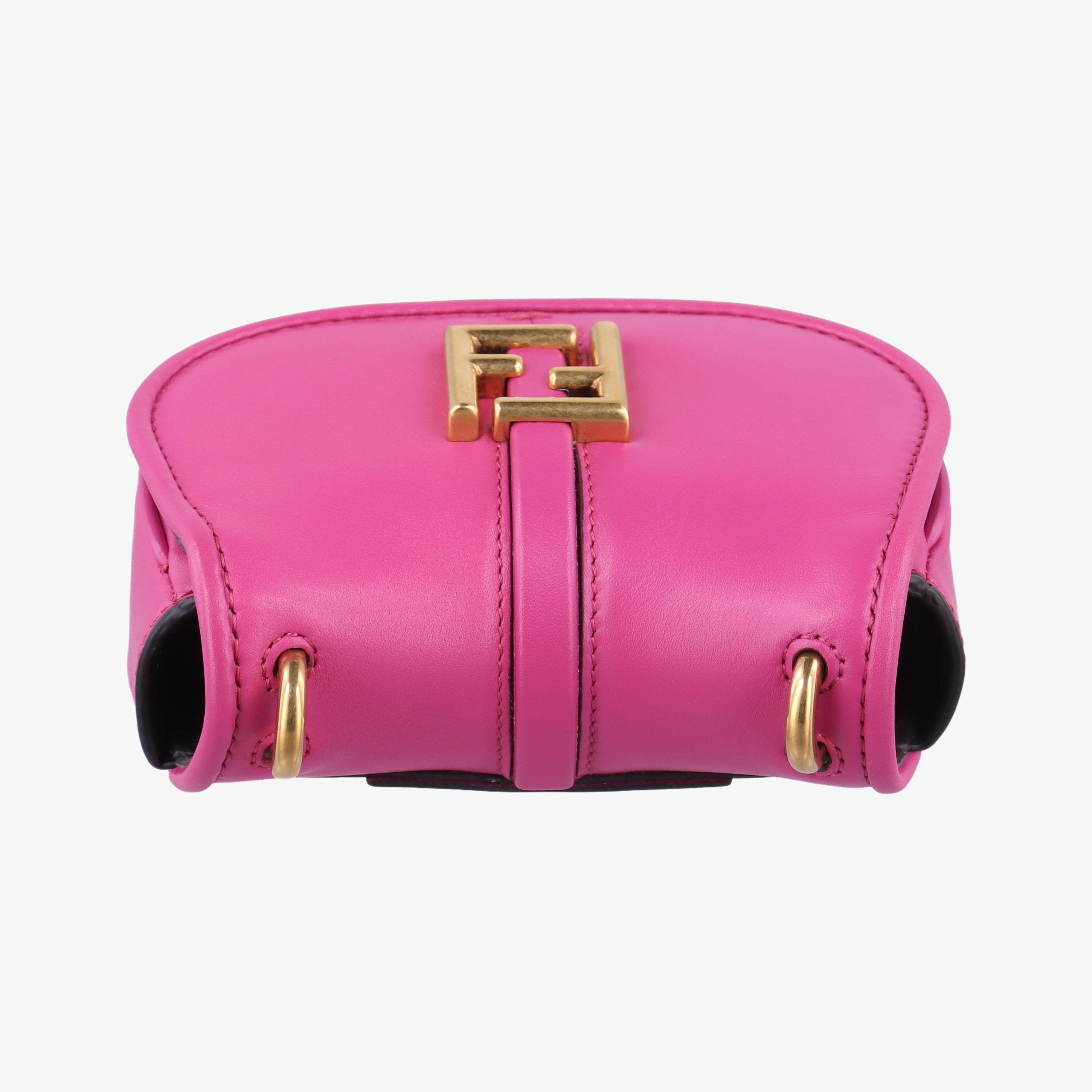 Pre-owned Fendi C'mon Small Rose Leather 7AS219 shoulderbag | stylenewstar