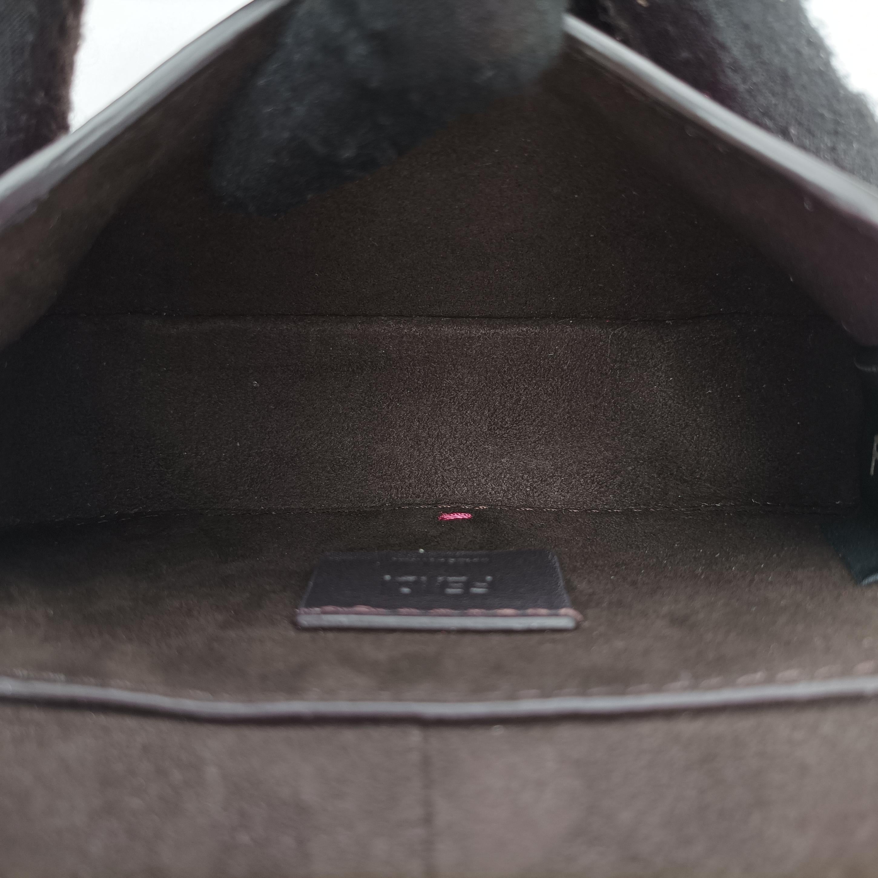 Pre-owned Fendi C'mon Small Rose Leather 7AS219 shoulderbag | stylenewstar